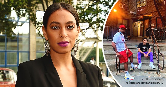 Solange S Teen Son Poses With His Dad Looks All Grown Up In A New Photo