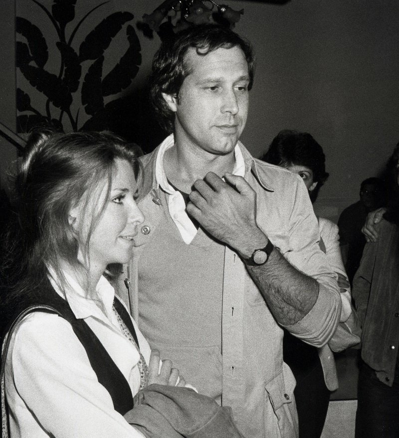 Jayni Chase and Chevy Chase on April 15, 1982 in Los Angeles, California | Photo: Getty Images
