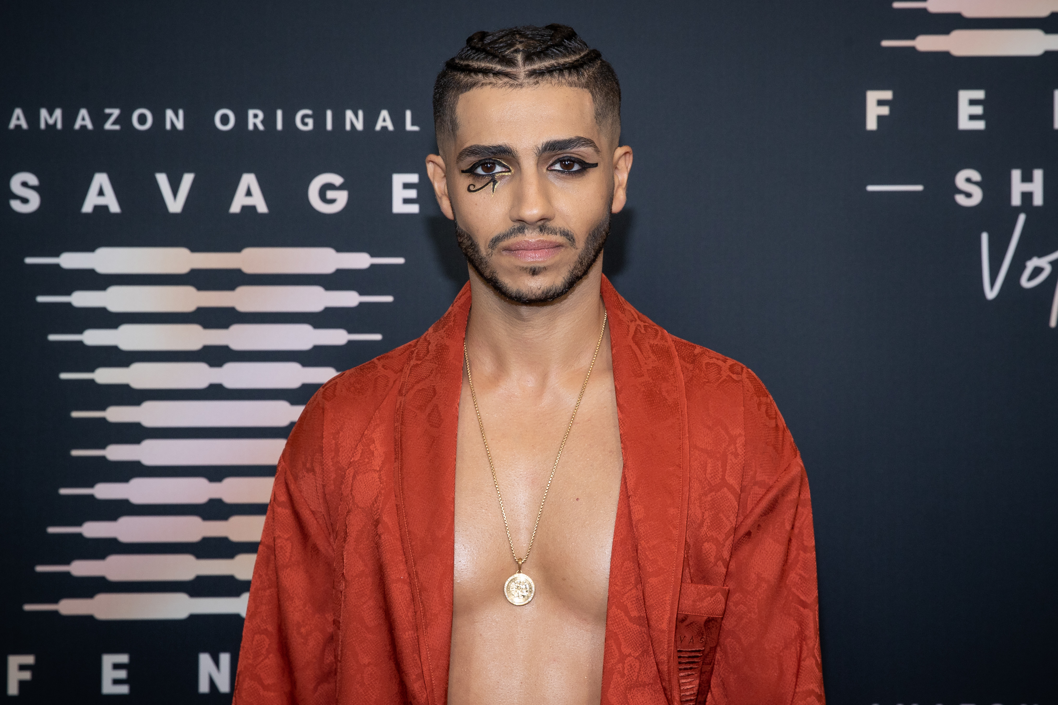 Mena Massoud at The Westin Bonaventure Hotel & Suites in Los Angeles, California on September 24, 2021. | Source: Getty Images