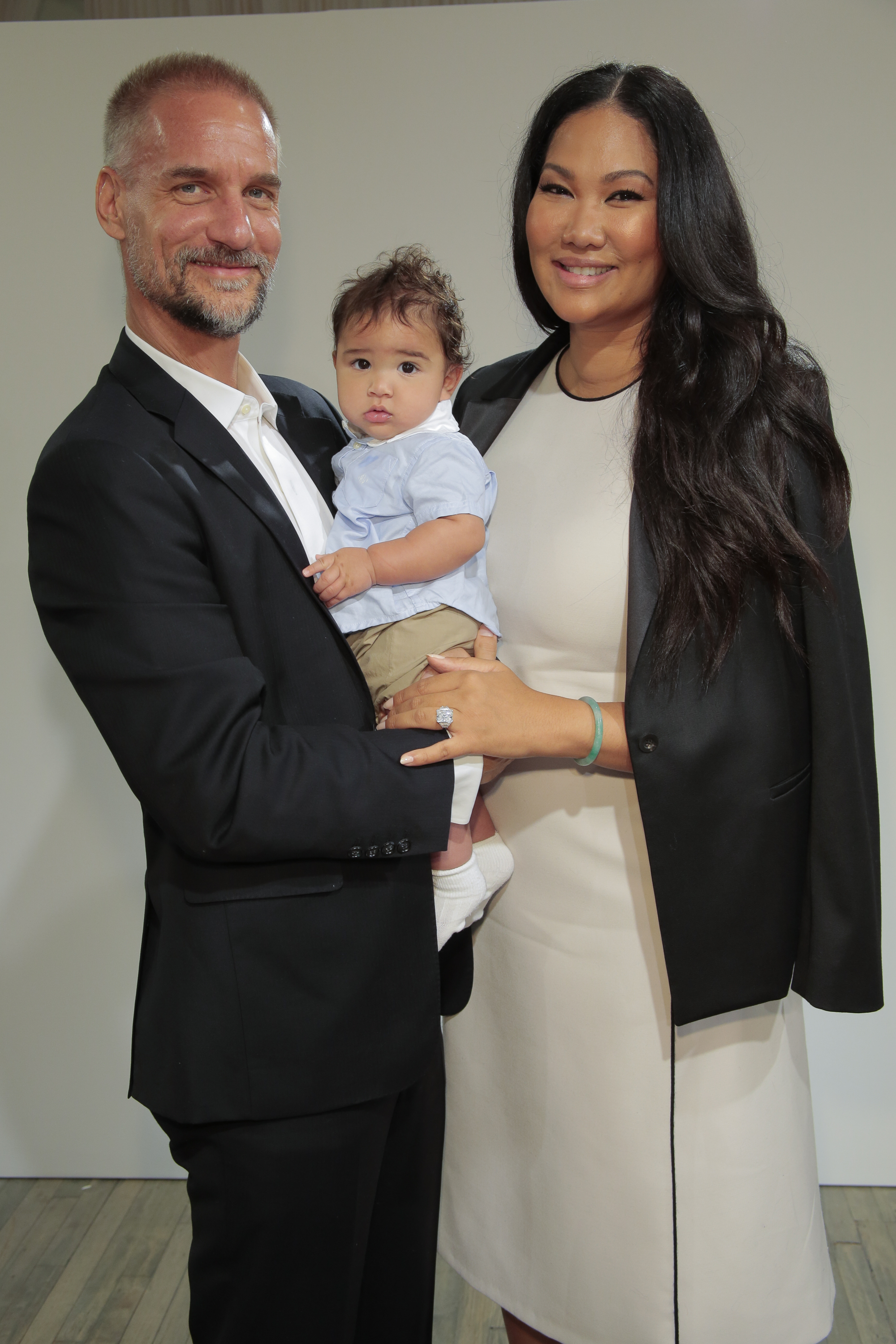 Tim Leissner, Kimora Lee Simmons Leissner, and their son Wolfe attend the Kimora Lee Simmons Presentation during Spring 2016 New York Fashion Week: The Shows on September 10, 2015, in New York City | Source: Getty Images