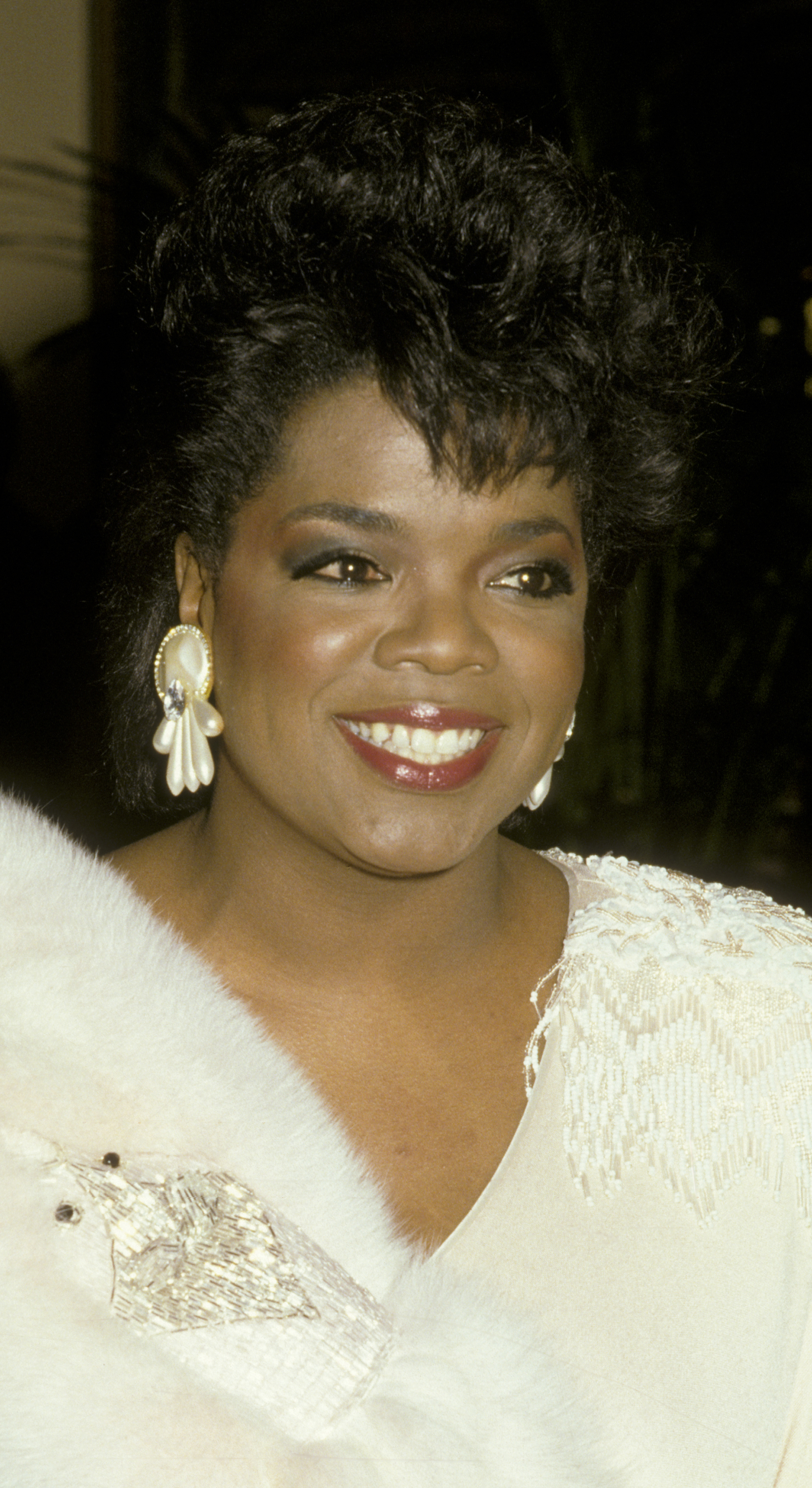 Oprah Winfrey attends 43rd Annual Golden Globe Awards on January 24, 1986, at the Beverly Hilton Hotel, in Beverly Hills, California. | Source: Getty Images