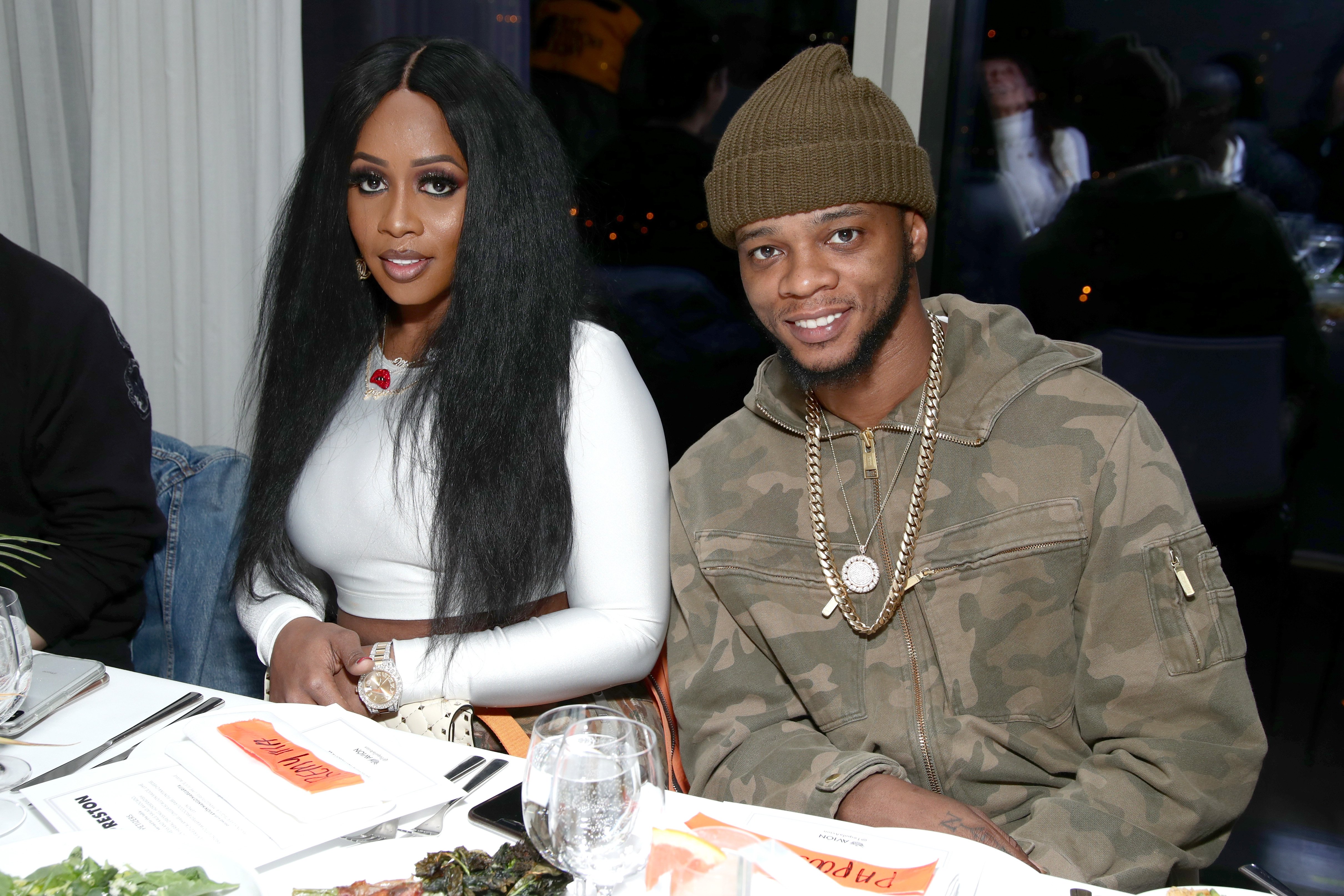 Remy Ma and Papoose Mackie attend the Heron Preston + Tequila Avion Dance Party on February 13, 2018 in New York City. | Photo: Getty Images