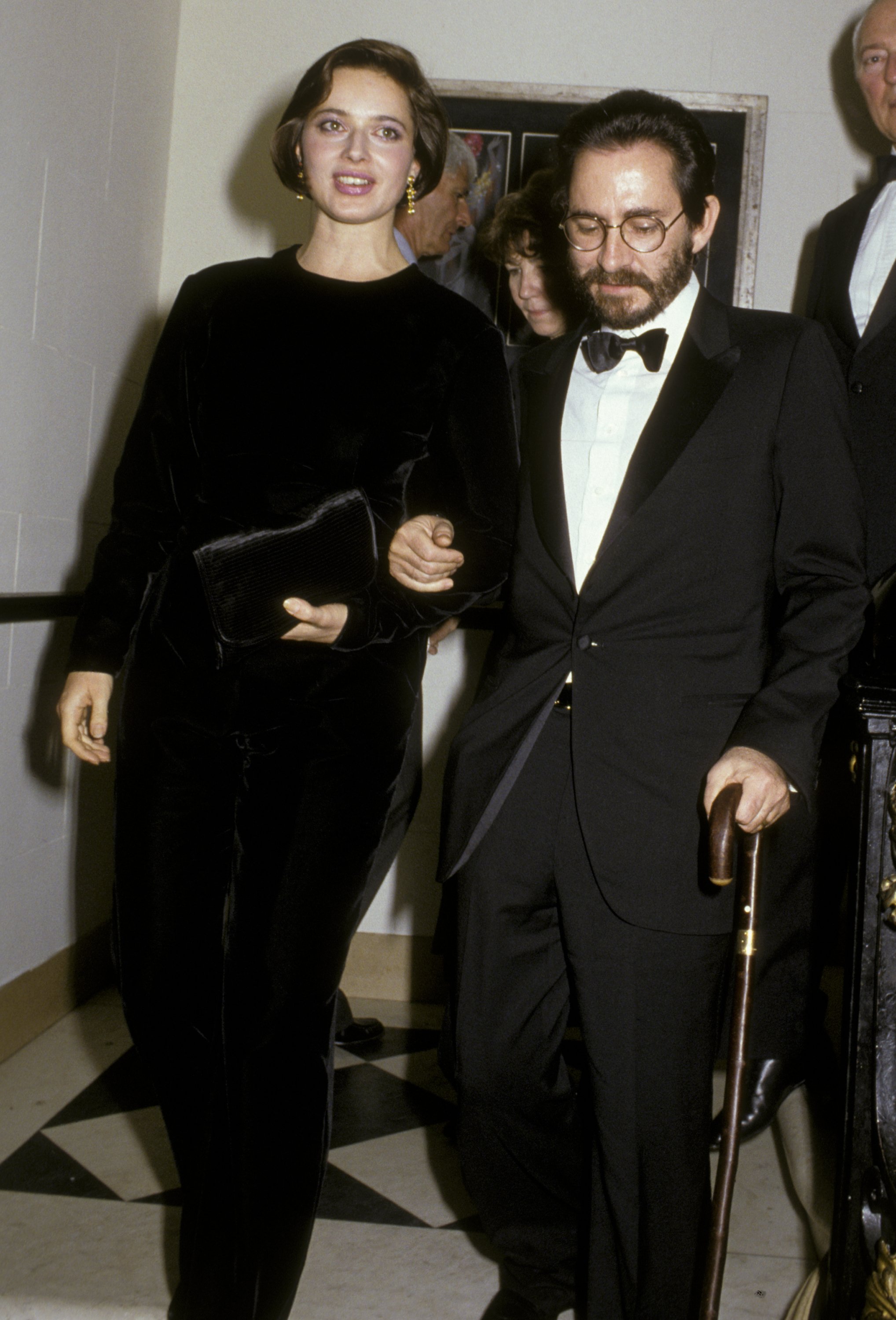 Isabella Rossellini and Renzo Rossellini at the premiere party for "White Nights" on November 13, 1985, in New York | Source: Getty Images