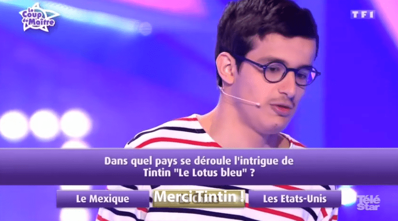Paul gagne 10 000 € grâce à Tintin | Téléstar