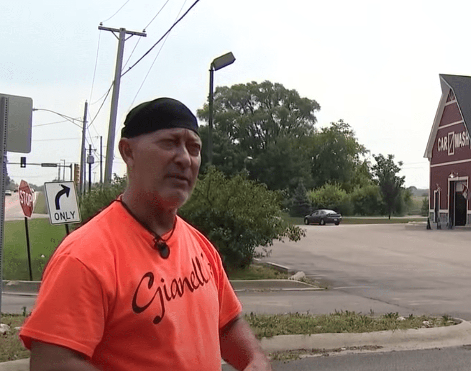 The business owner explains why he will be taking the village council to court regarding his tickets | Photo: Youtube/FOX 32 Chicago