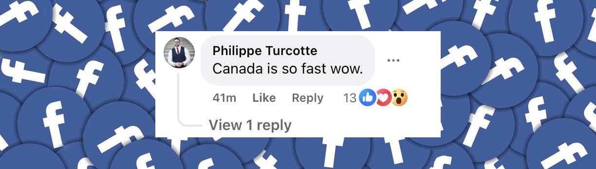 A netizen's comment on the hockey game between Team USA and Team Canada on February 20, 2025 | Source: Facebook/NHL