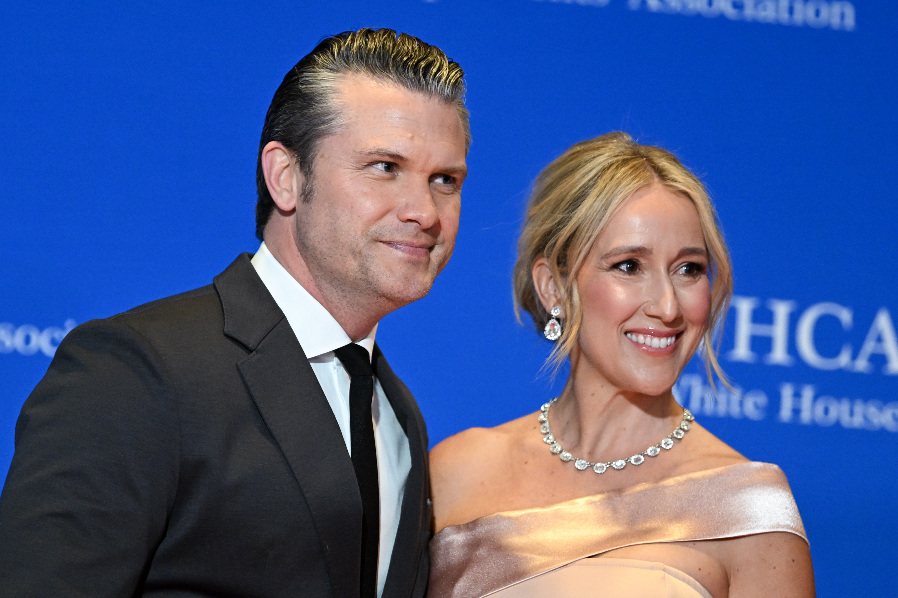 Pete Hegseth and Jennifer Rauchet at the White House Correspondents' Association Dinner held at the Washington Hilton on April 25, 2026, in Washington, D.C. | Source: Getty Images