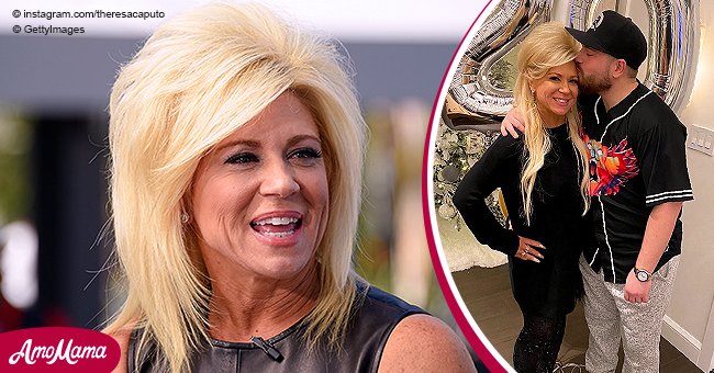Theresa Caputo From Long Island Medium Posts Heartwarming Pic Of Son Larry Jr Kissing Her Forehead