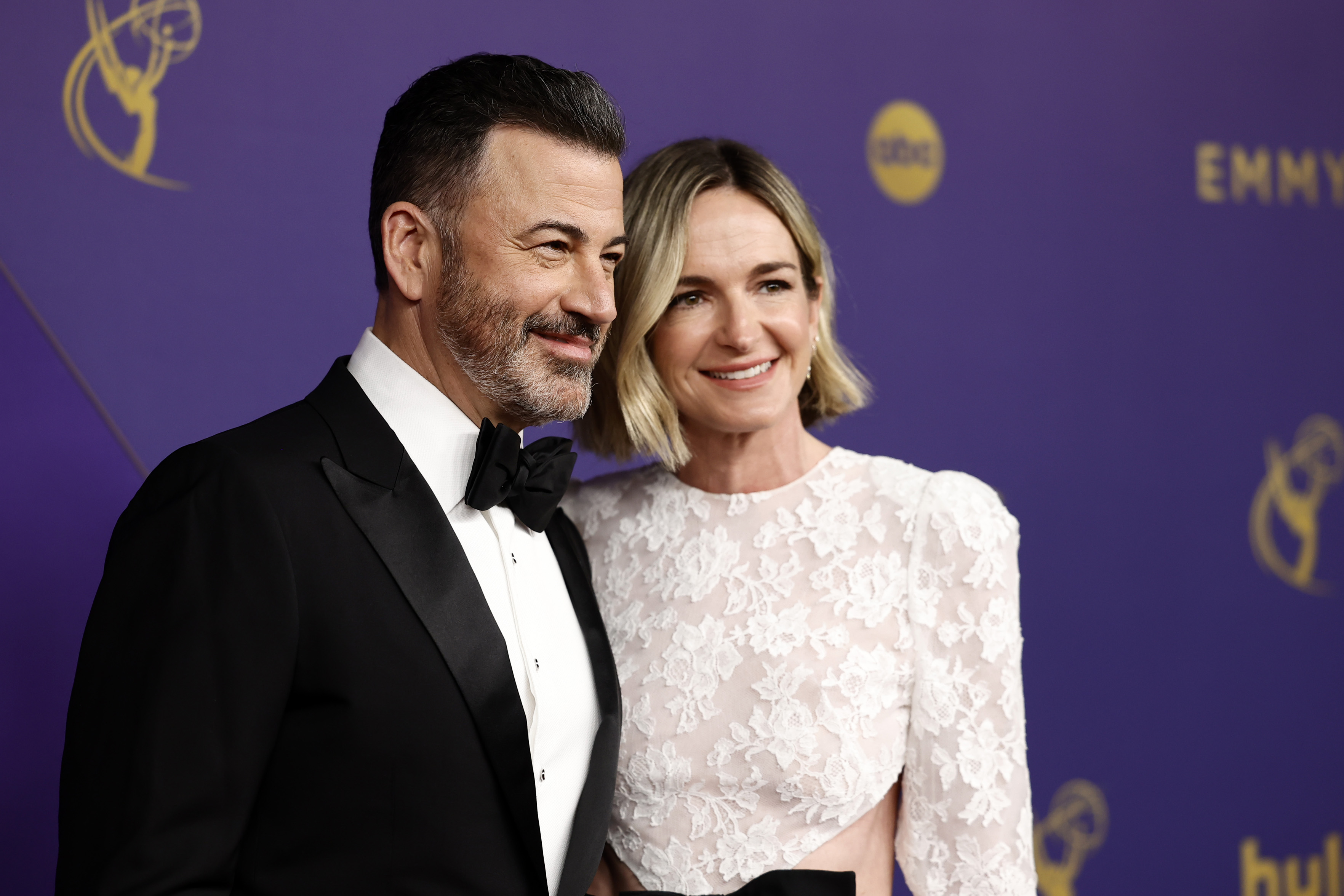 Jimmy Kimmel and Molly McNearney on September 15, 2024, in Los Angeles, California | Source: Getty Images