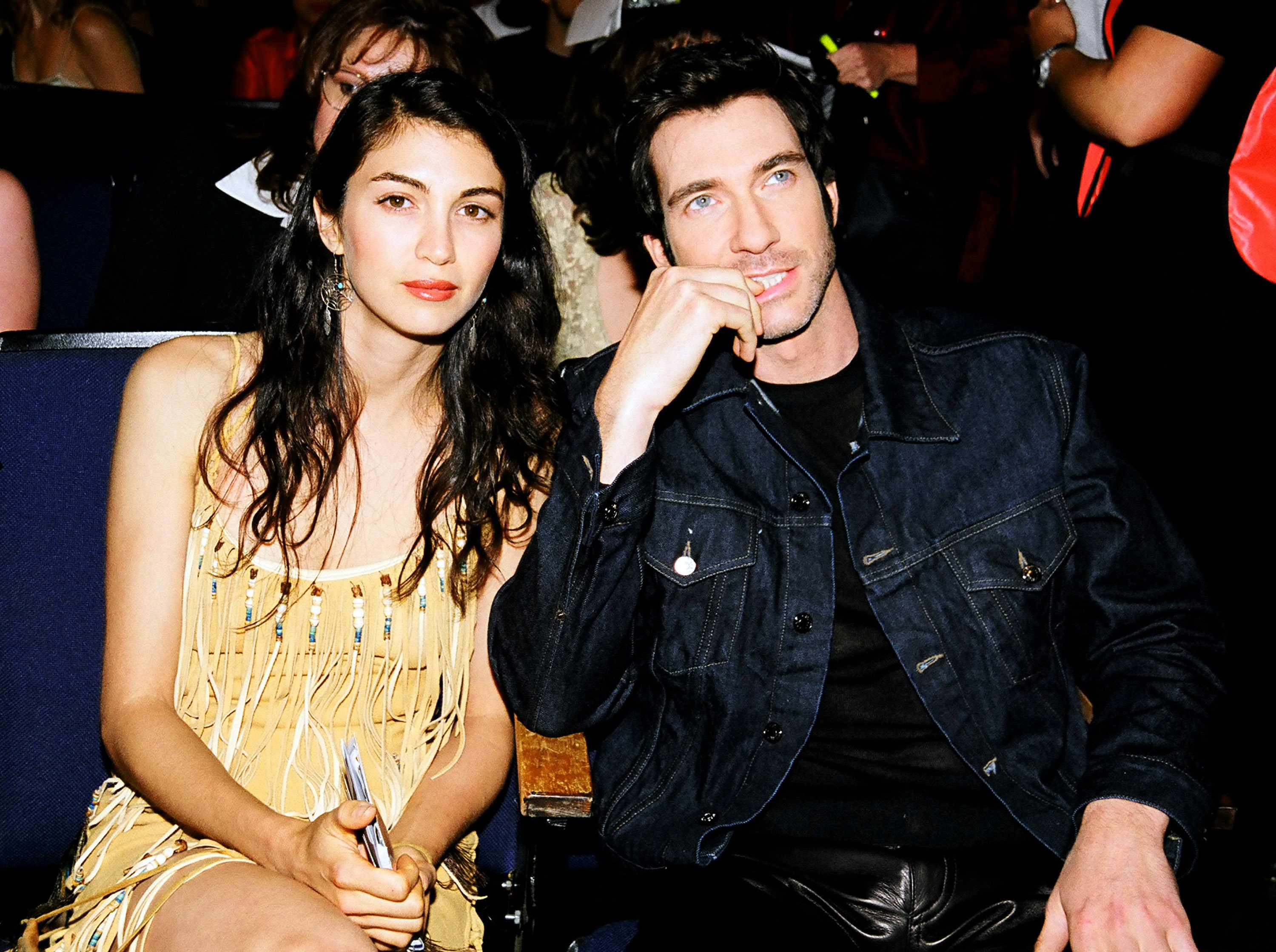 Shiva Rose and Dylan McDermott during The 1999 MTV Movie Awards at Barker Hanger in Santa Monica, California | Source: Getty Images