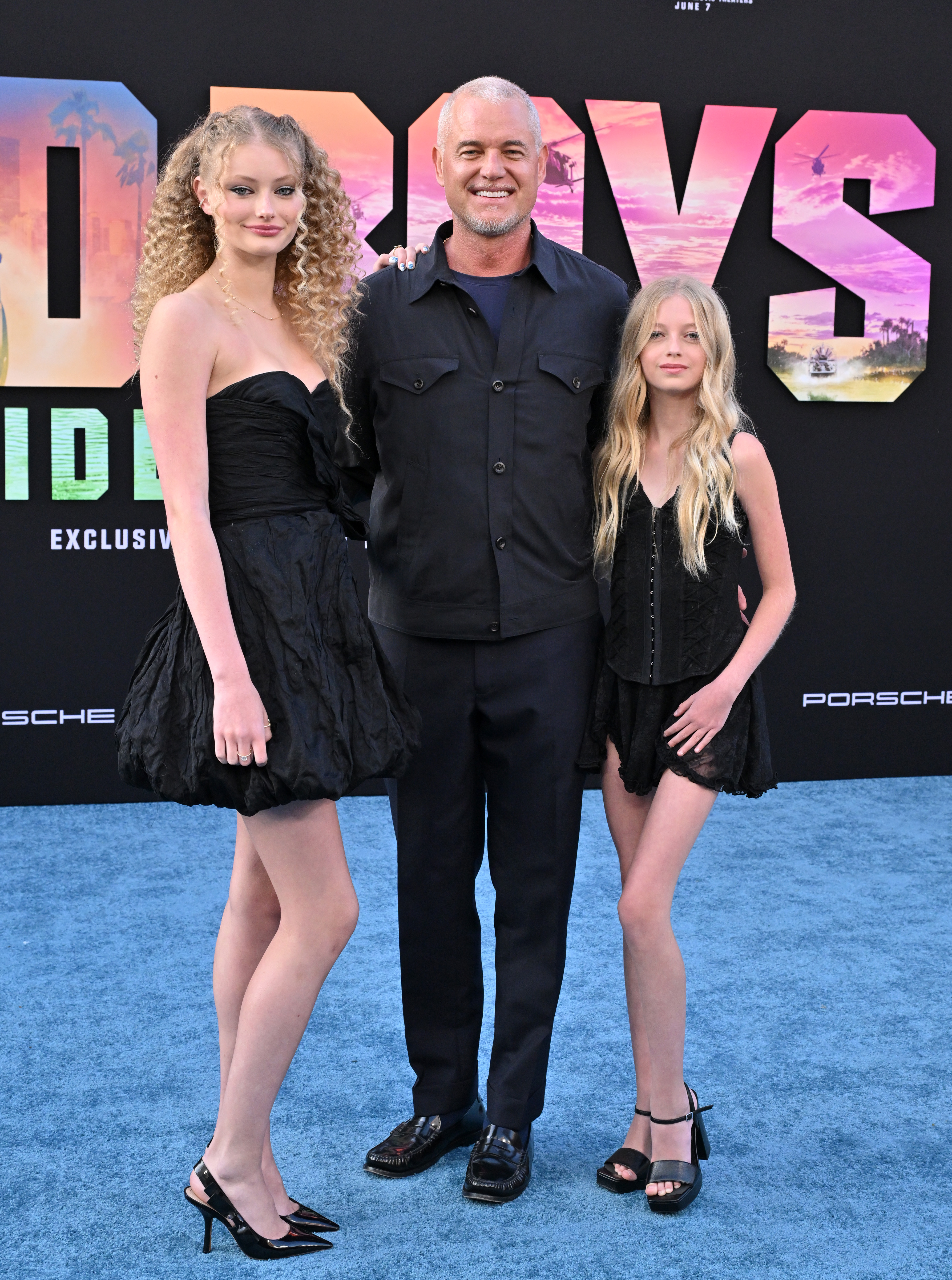 Billie Beatrice, Eric, and Georgia Geraldine Dane at the premiere of "Bad Boys: Ride Or Die" in Hollywood, California on May 30, 2024 | Source: Getty Images