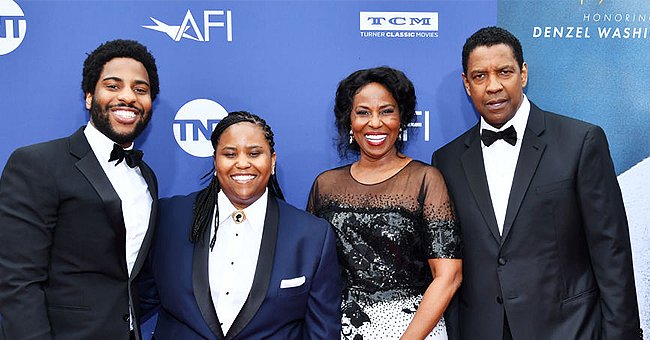 Malcolm Washington, Katia Washington, Pauletta Washington, and Denzel Washington attend the 47th AFI Life Achievement Award honouring the actor at Dolby Theatre on June 06, 2019. | Photo: Getty Images