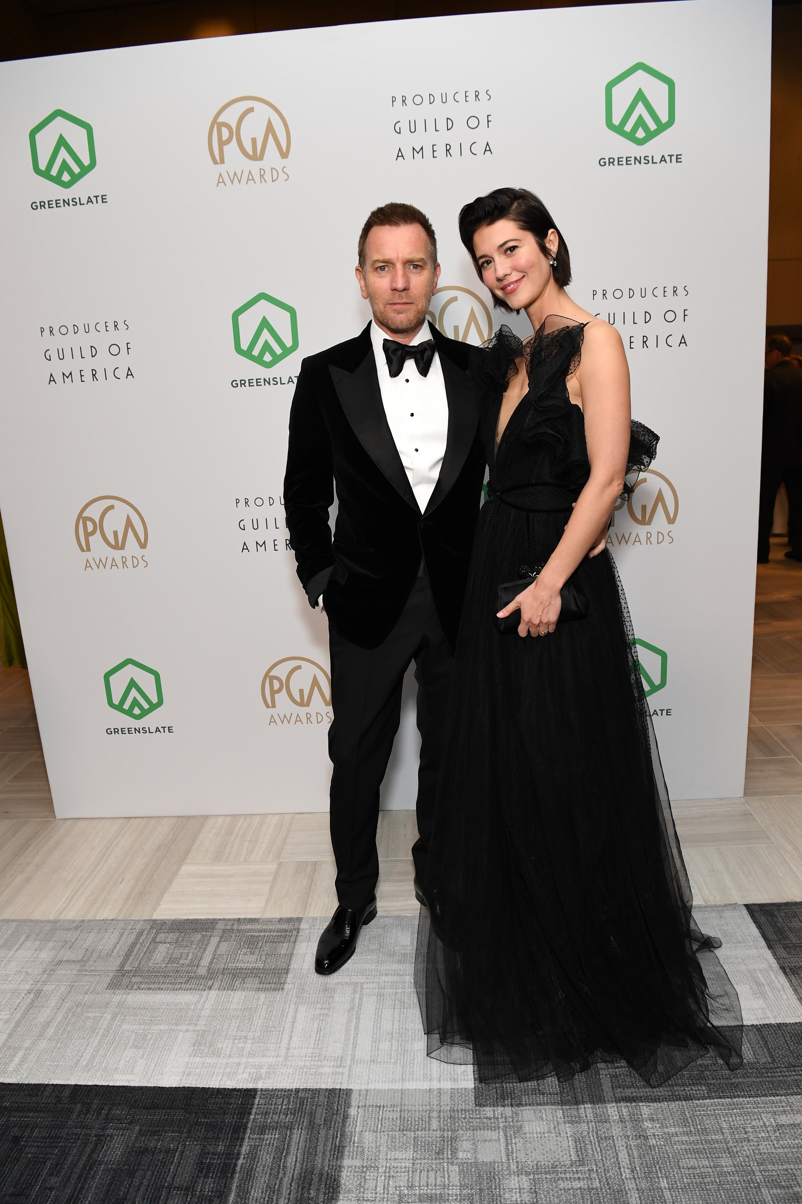 Ewan McGregor and Mary Winstead at The 33rd Producers Guild Awards in California on March 19, 2022 | Source: Getty Images 