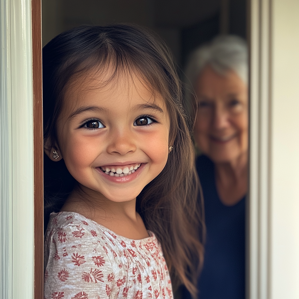 A smiling little girl | Source: Midjourney