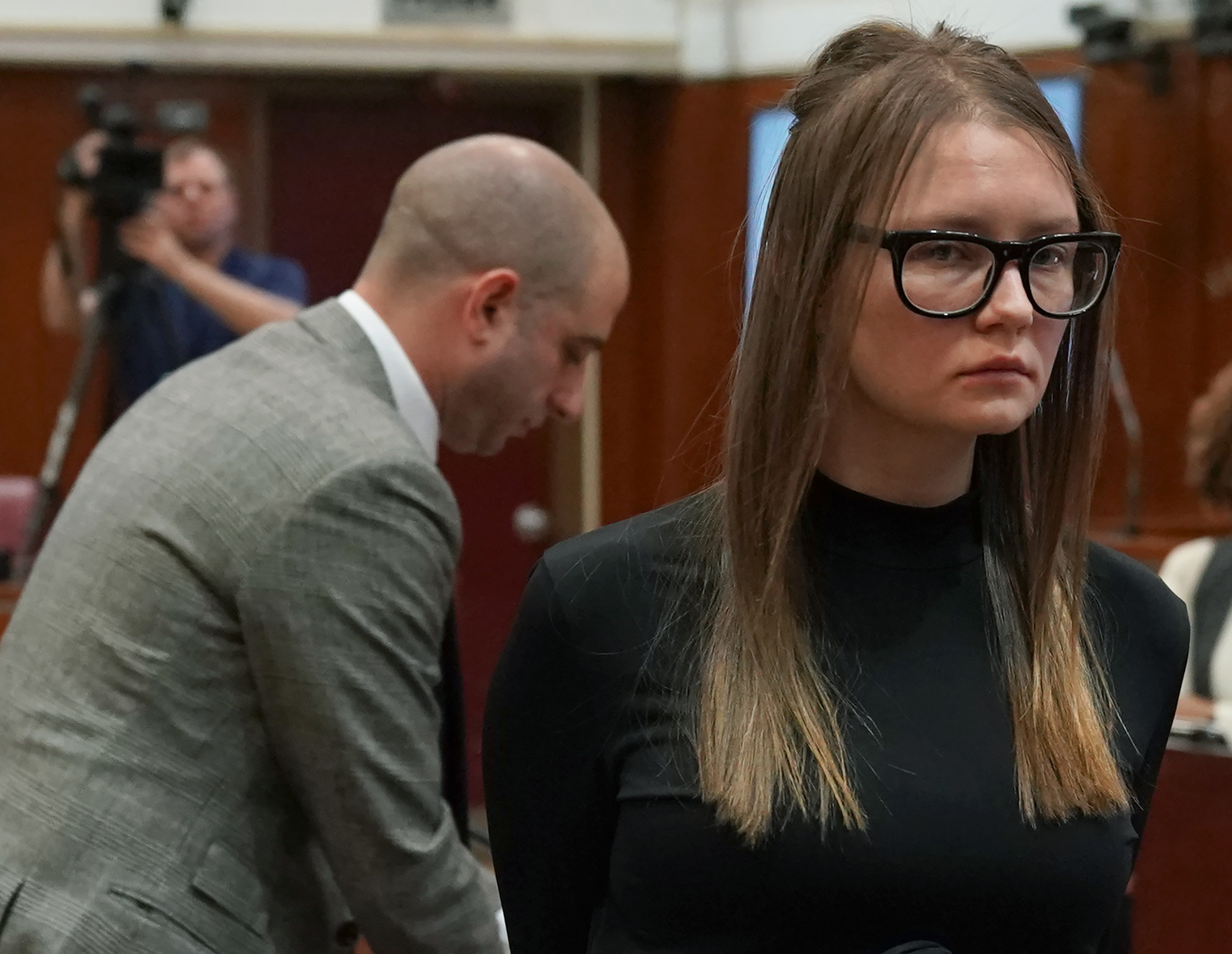 Anna Delvey in Manhattan Supreme Court on May 9, 2019. | Source: Getty Images