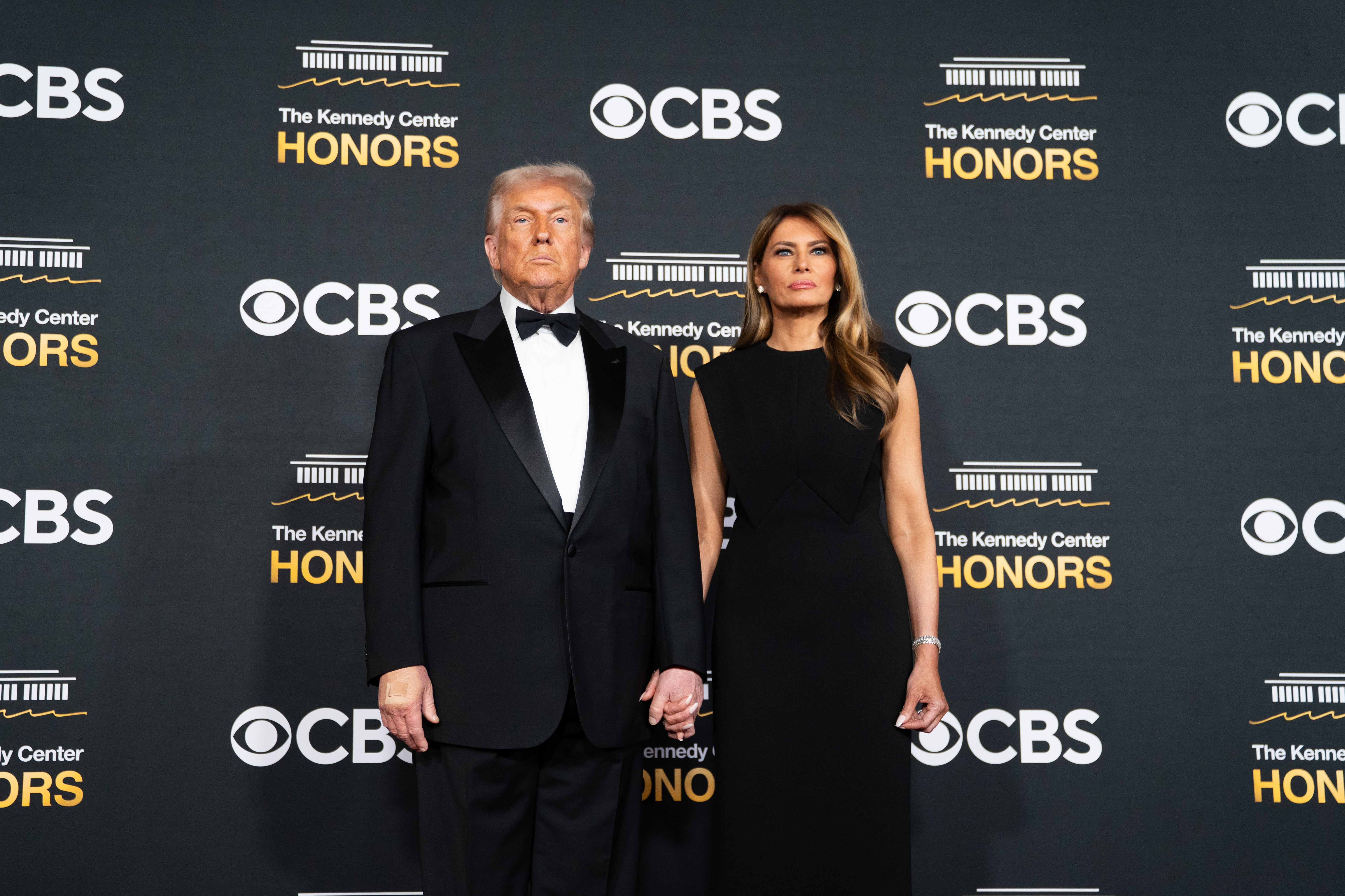 Donald and Melania Trump attend the 48th annual Kennedy Center Honors at the Kennedy Center on December 7, 2025 in Washington, DC.