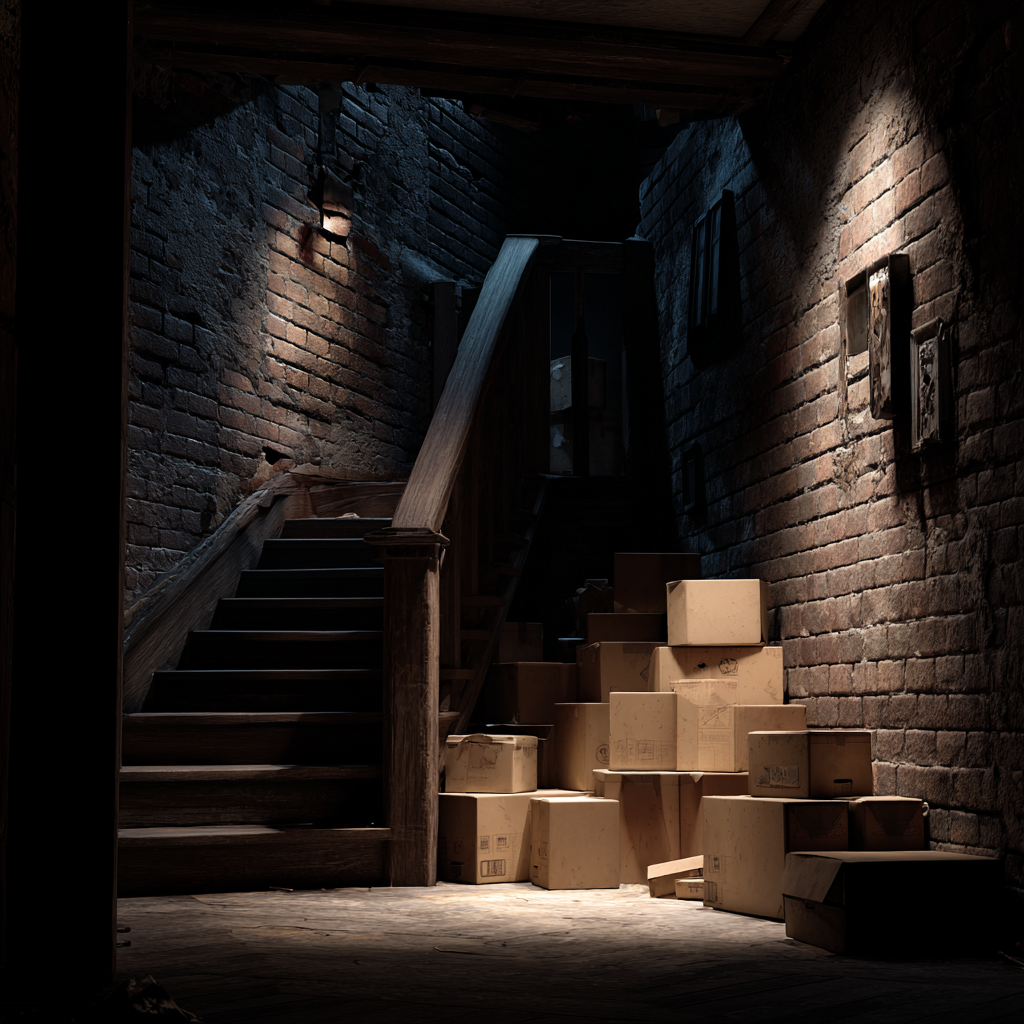 Basement stairs | Source: Midjourney