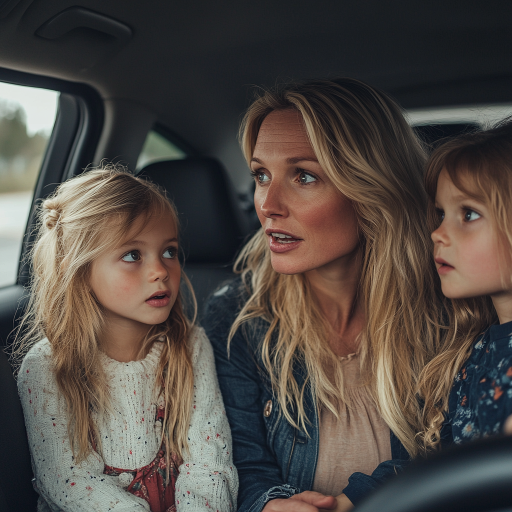 Linda and her daughter going home | Source: Midjourney