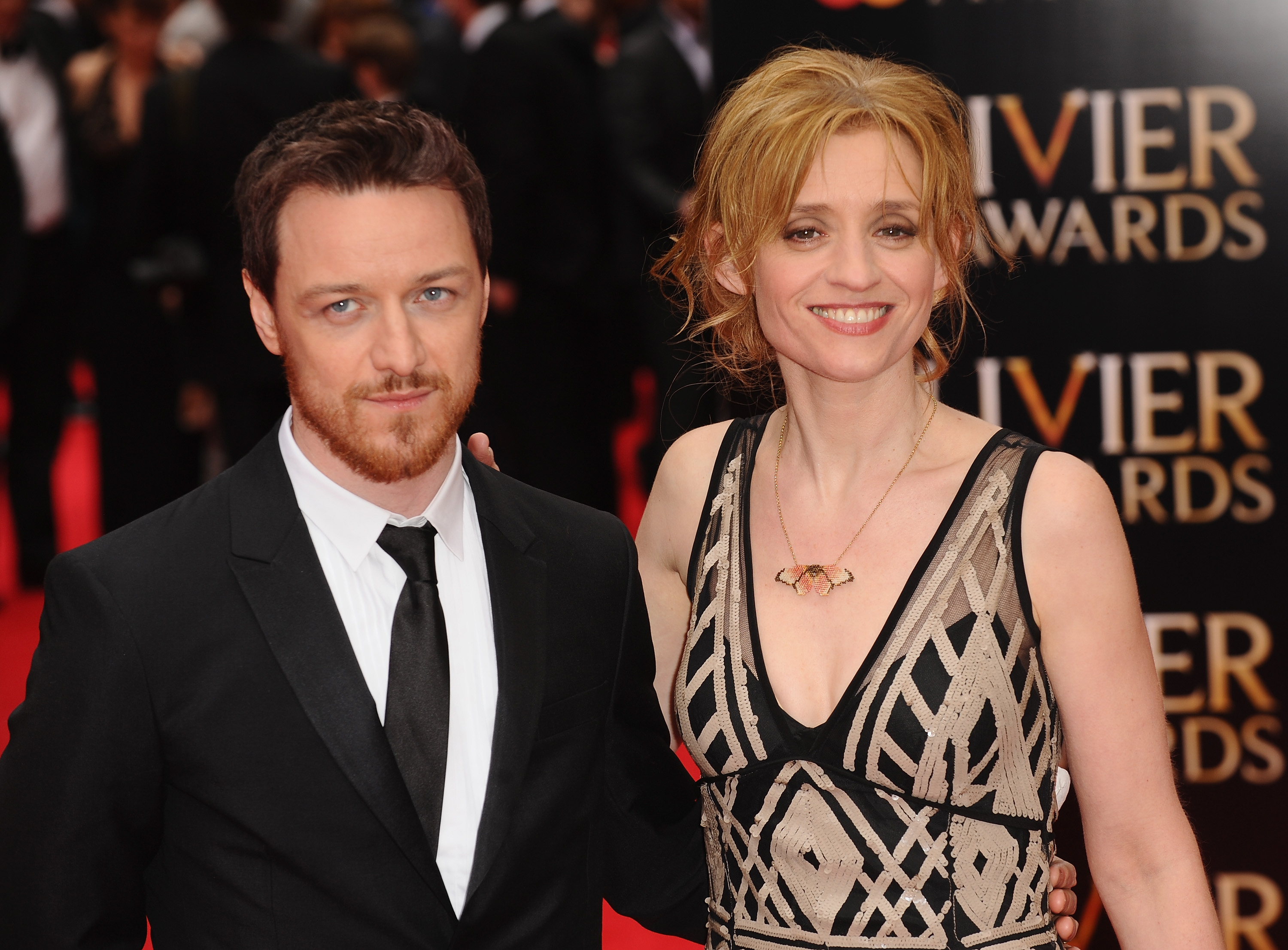 James McAvoy and Anne-Marie Duff attend The Laurence Olivier Awards at The Royal Opera House on April 28, 2013, in London, England. | Source: Getty Images