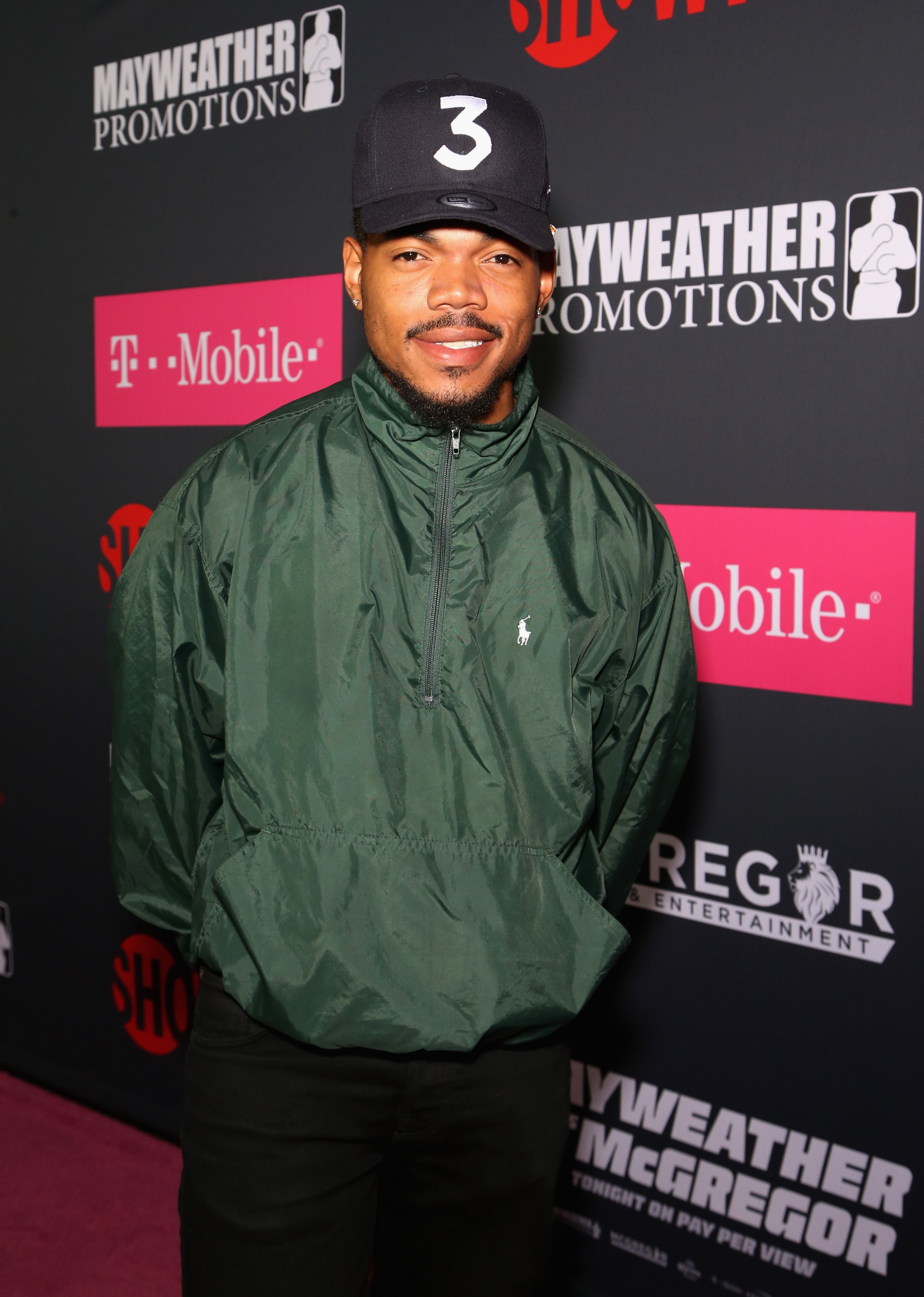 Chance the Rapper at a pre-fight party for the Mayweather vs. McGregor match in Las Vegas in 2017. | Photo: Getty Images