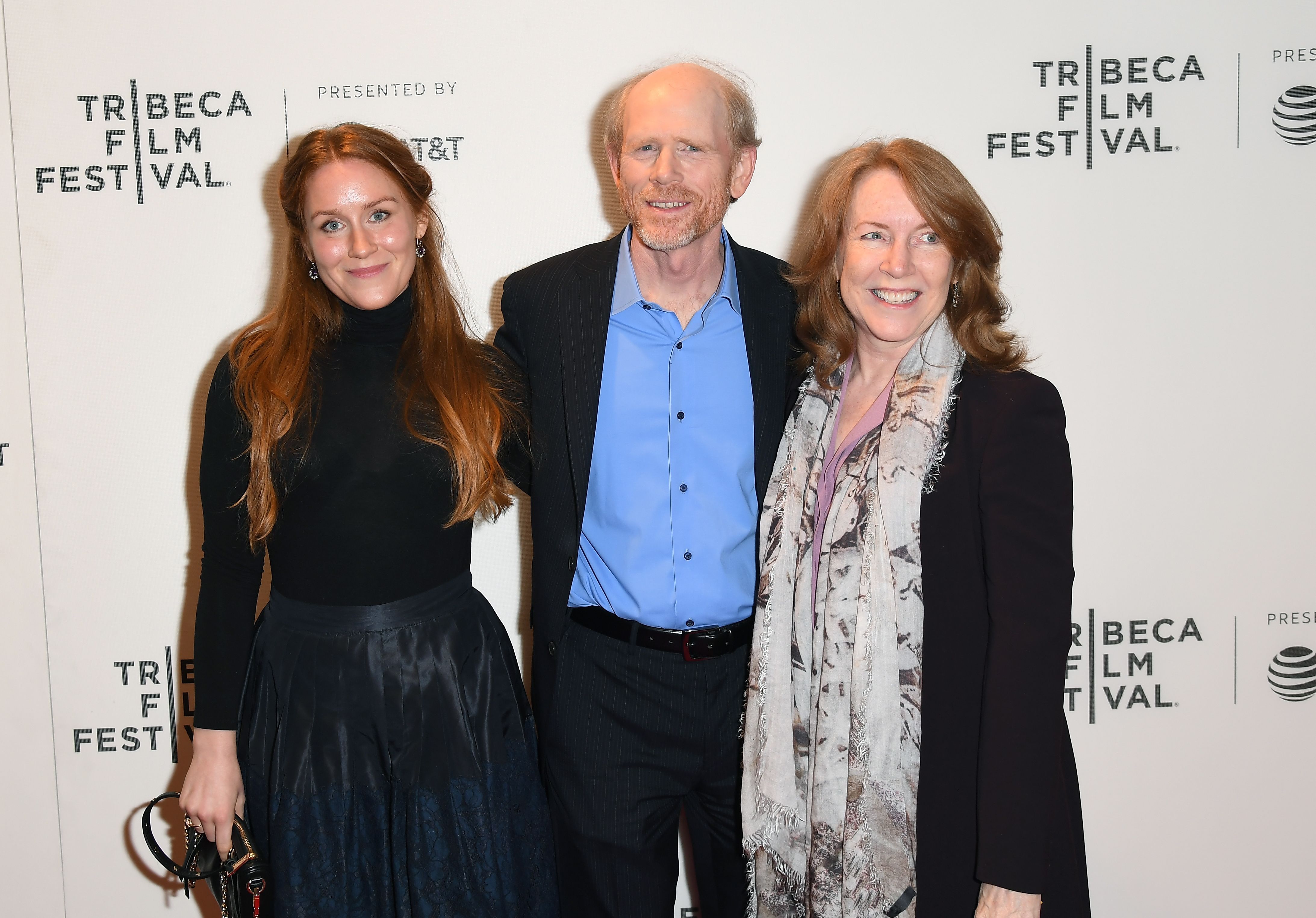 Actress Paige Howard with her father, director Ron Howard and mother Cheryl Howard attend National Geographic's "Genius" premiere during the 2017 Tribeca Film Festival at BMCC Tribeca PAC on April 20, 2017 in New York City | Source: Getty Images