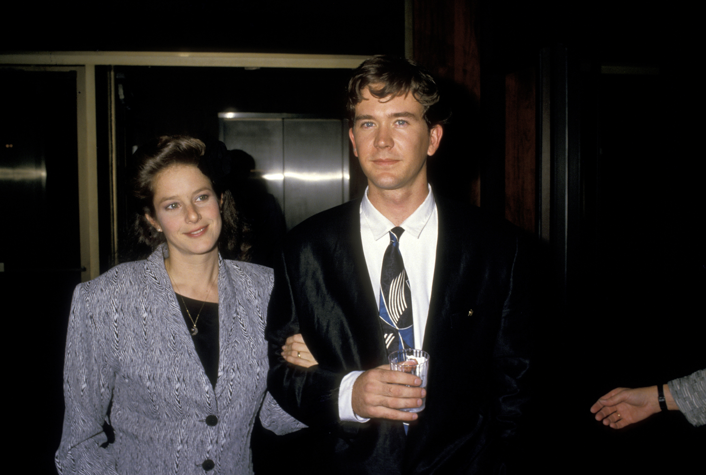 Debra Winger and Timothy Hutton during 1987 Student Film Awards on June 6, 1987 in Beverly Hills, California. | Source: Getty Images