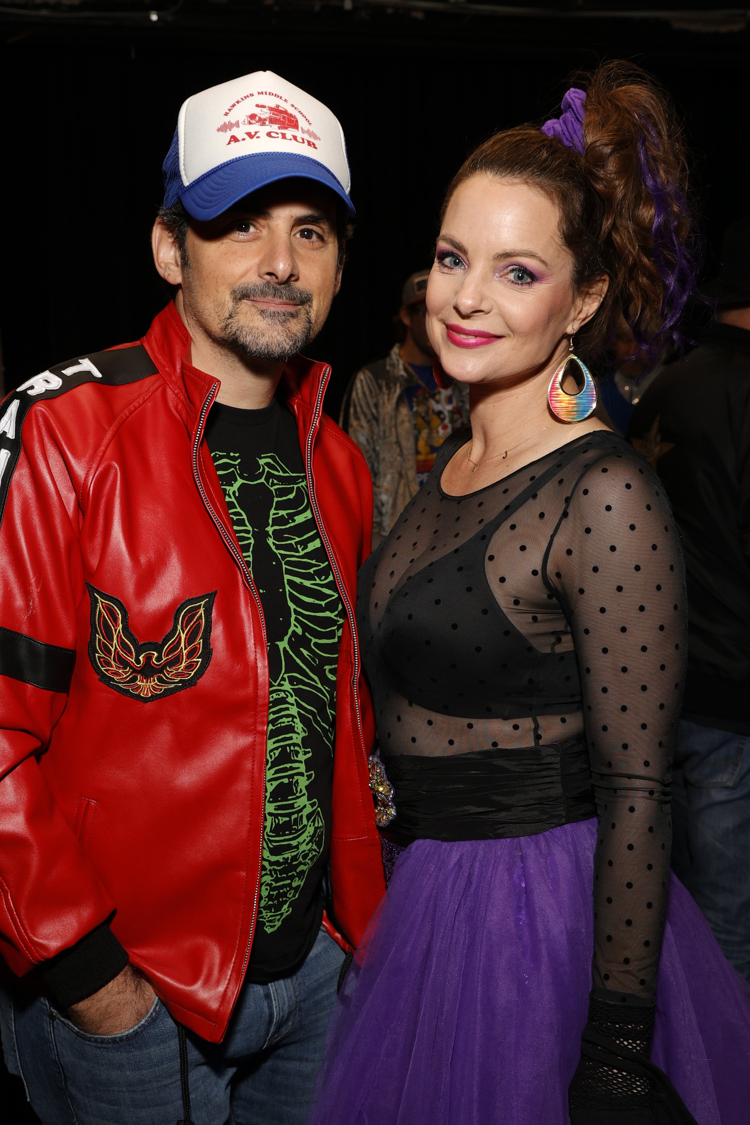 Brad Paisley and Kimberly Williams at the '80s Dance Party to End ALZ benefiting the Alzheimer's Association at Wildhorse Saloon on November 14, 2021, in Nashville, Tennessee. | Source: Getty Images