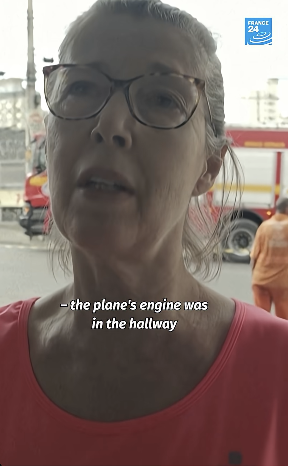 A witness accounting how the incident occured taken from a video posted on May 5, 2026. | Source: YouTube/@France24_en