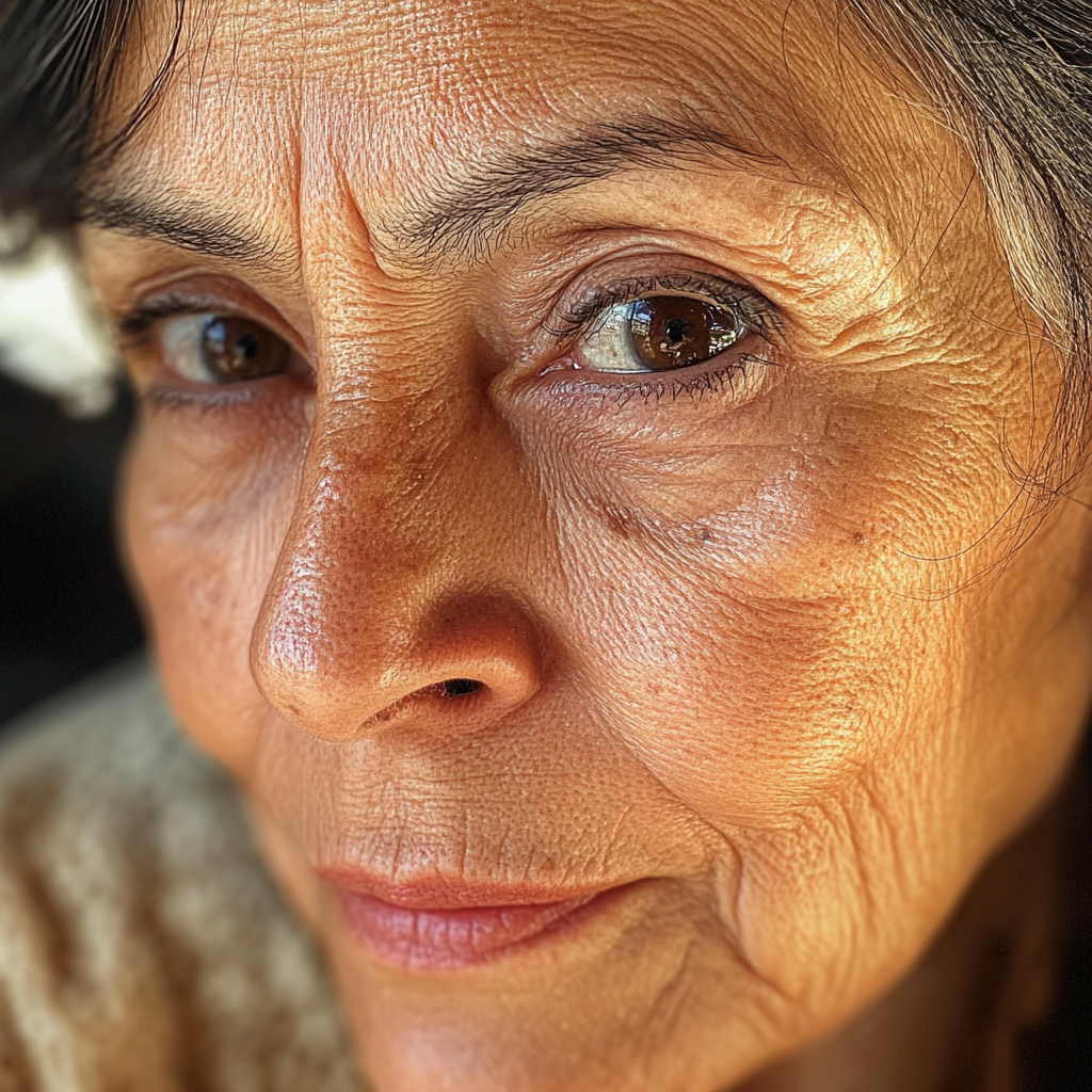 A close up of an older woman | Source: Midjourney