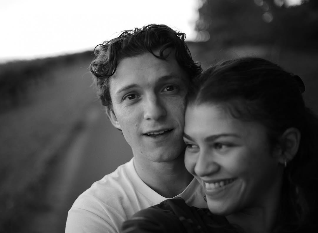 Tom Holland and Zendaya posing together, dated June 2022 | Source: Instagram/zendaya
