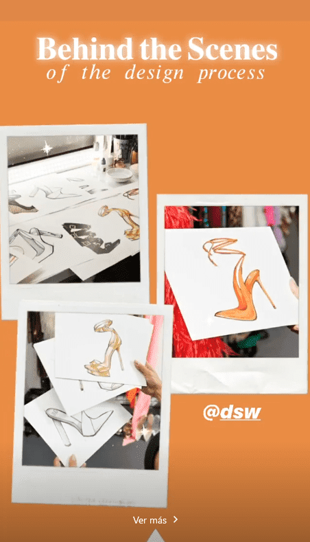 Jennifer López muestra algunos de los modelos de sus zapatos en sus historias de Instagram. | Foto: Instagram Stories/jlo