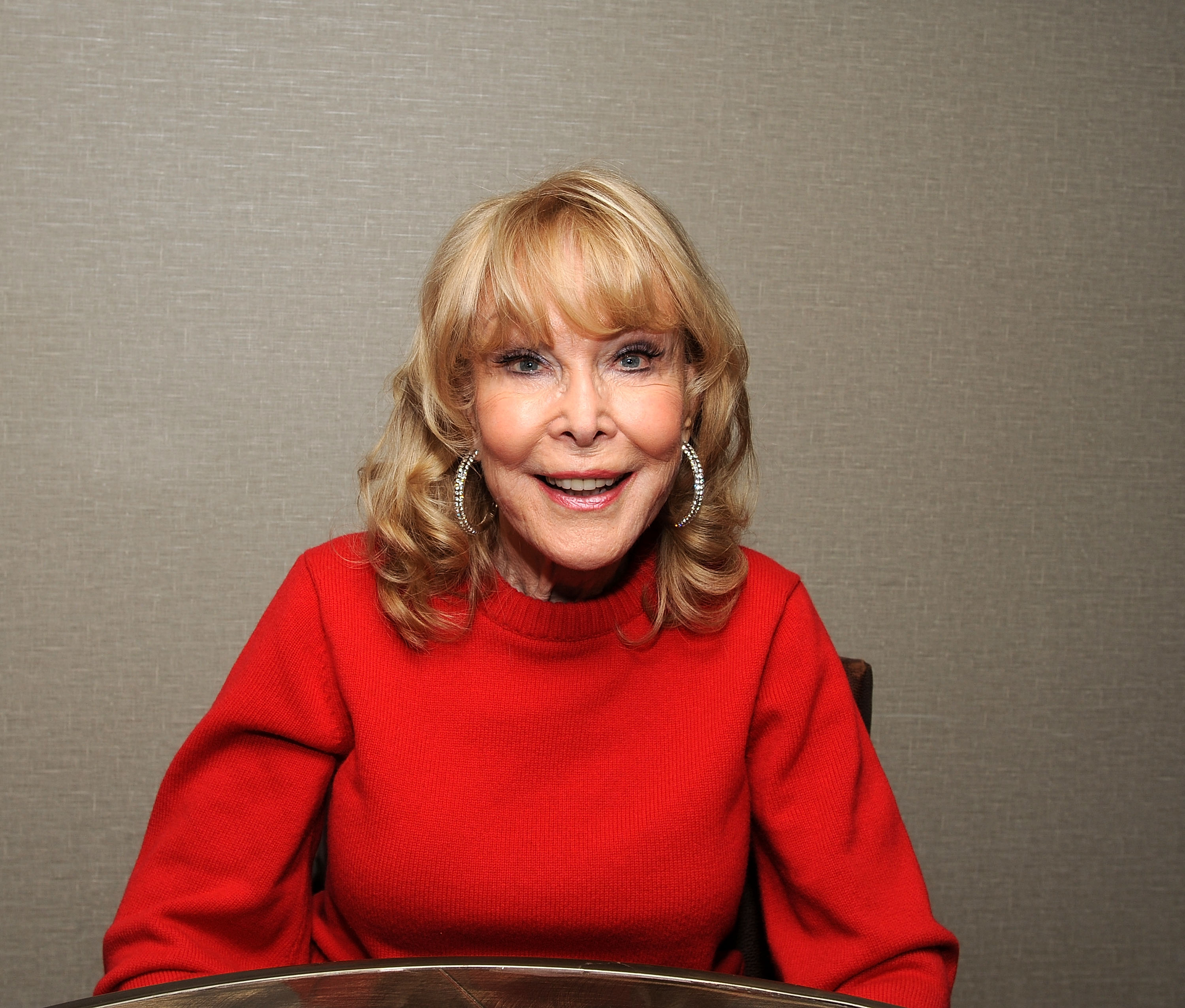 Barbara Eden attends the Chiller Theatre Expo Fall 2018 in Parsippany, New Jersey on October 26, 2018 | Source: Getty Images