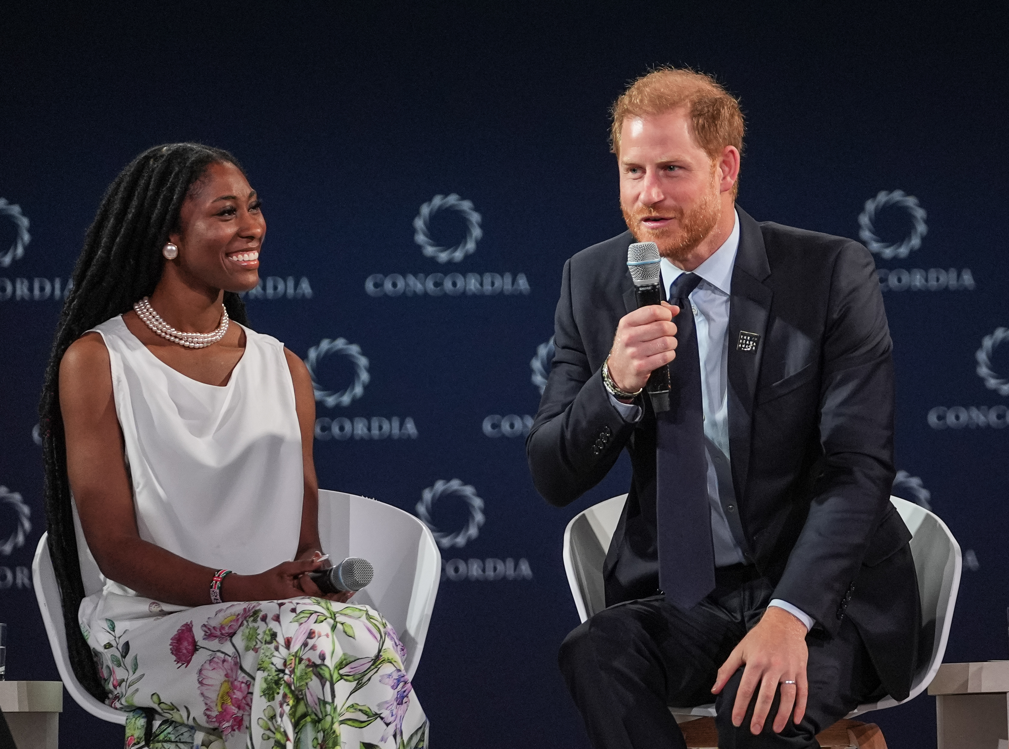 Christina Williams and Prince Harry. | Source: Getty Images