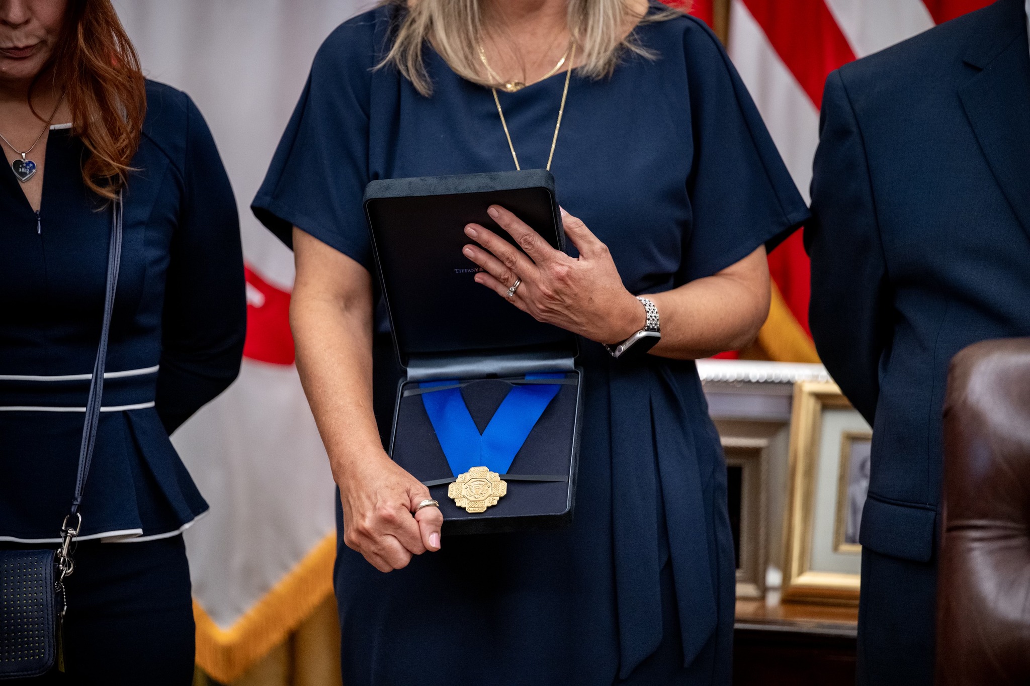 The Medal of Sacrifice given to law enforcement officers posthumously, from a post dated May 20, 2025 | Source: Facebook/WhiteHouse