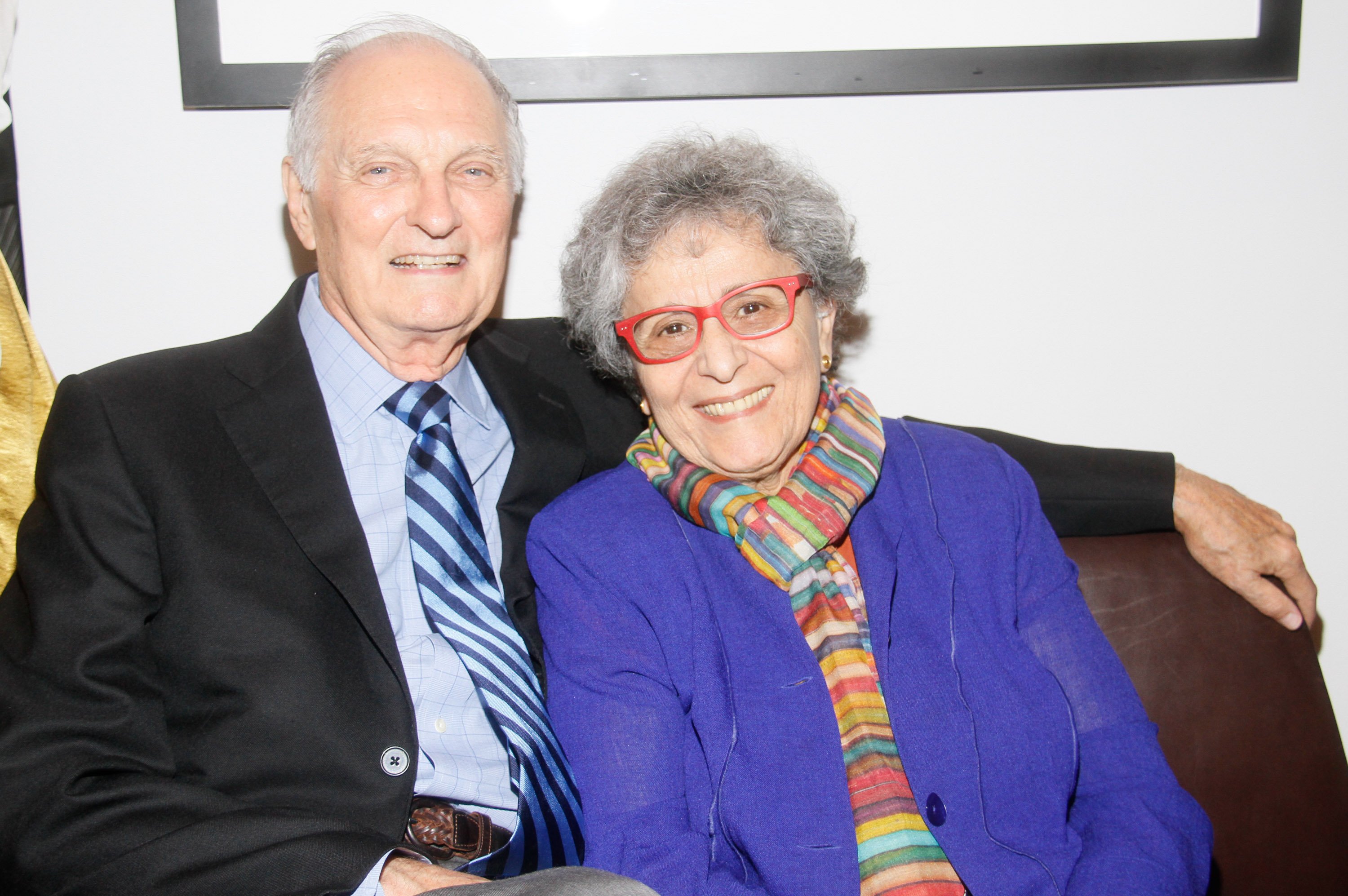 Alan Alda and Arlene Alda attend the premiere screening of the HBO Special Alan Alda: YoungArts MasterClass With Discussion By Alda And YoungArts Alumni on September 5, 2014 in New York City ┃Source: Getty Images