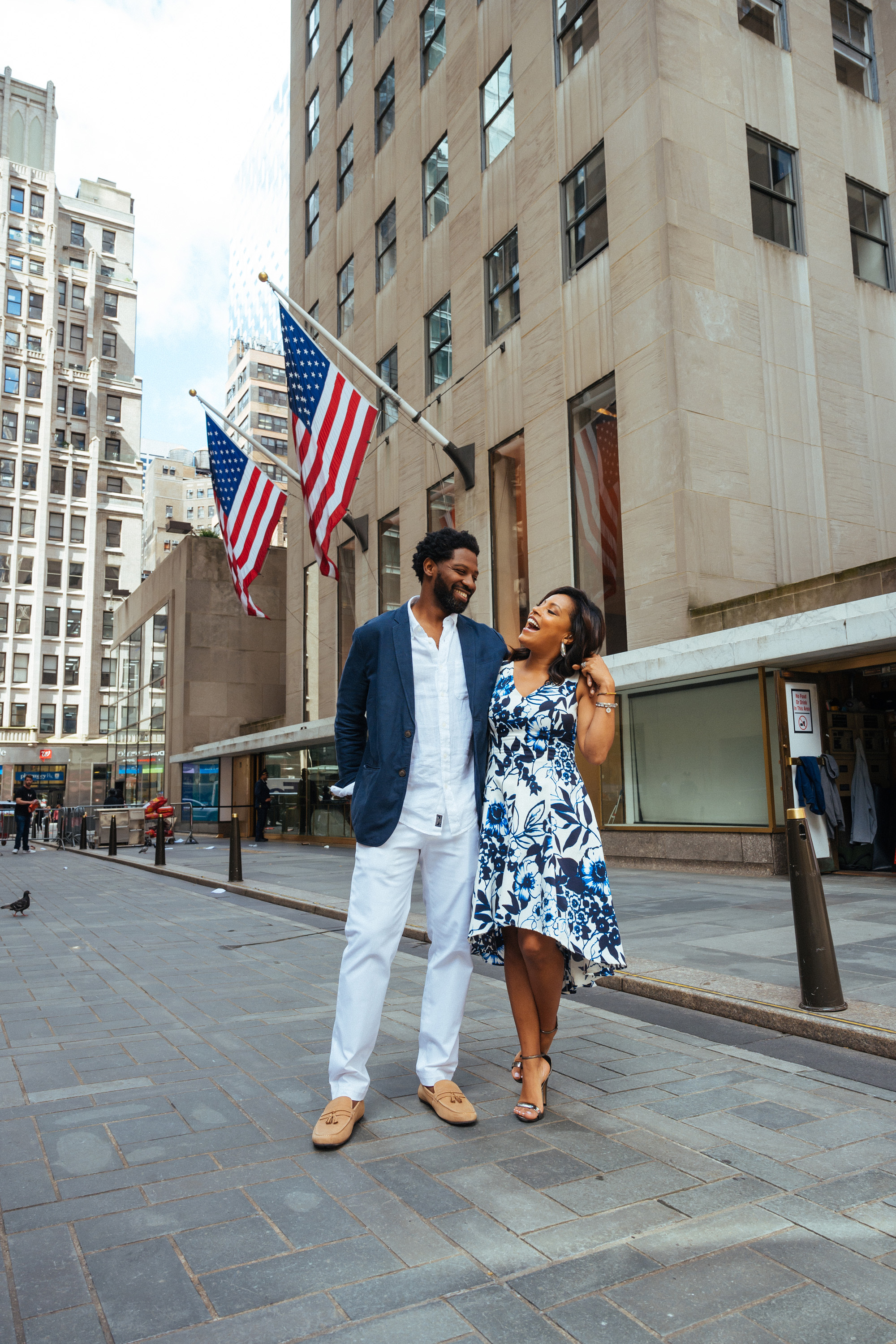 Uche Ojeh and Sheinelle Jones pictured together before a taping of a Season 68 episode of "Today" on June 14, 2019. | Source: Getty Images