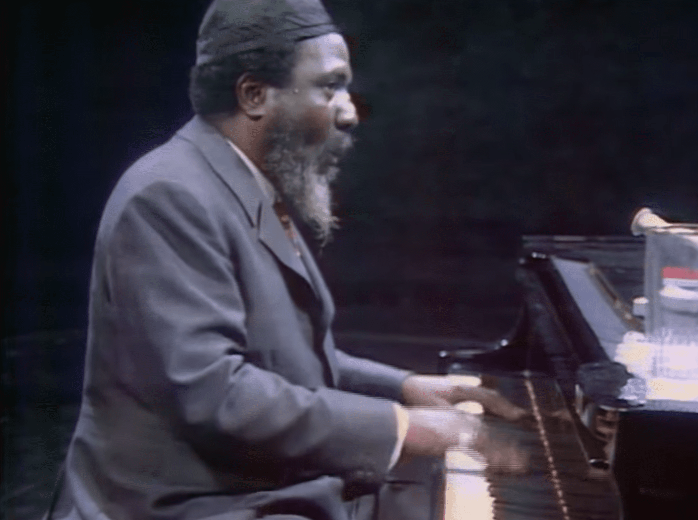 A Jazz Performance of Thelonious Monk in 1970. | Photo: YouTube/FranceMusique