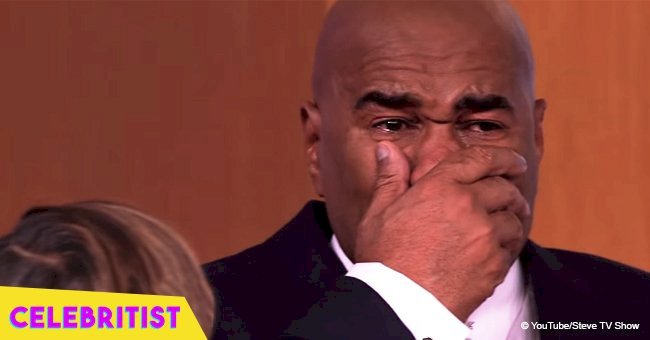 Steve Harvey bursts into tears after seeing his mom’s house in video from the 'Steve TV Show'