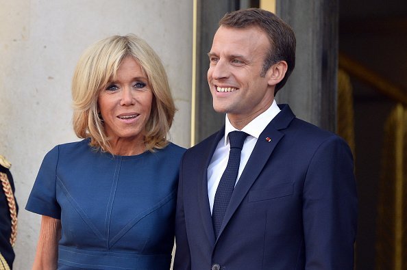 Brigitte et Emmanuel Macron. l Source: Getty Images Brigitte et Emmanuel Macron. l Source: Getty Images