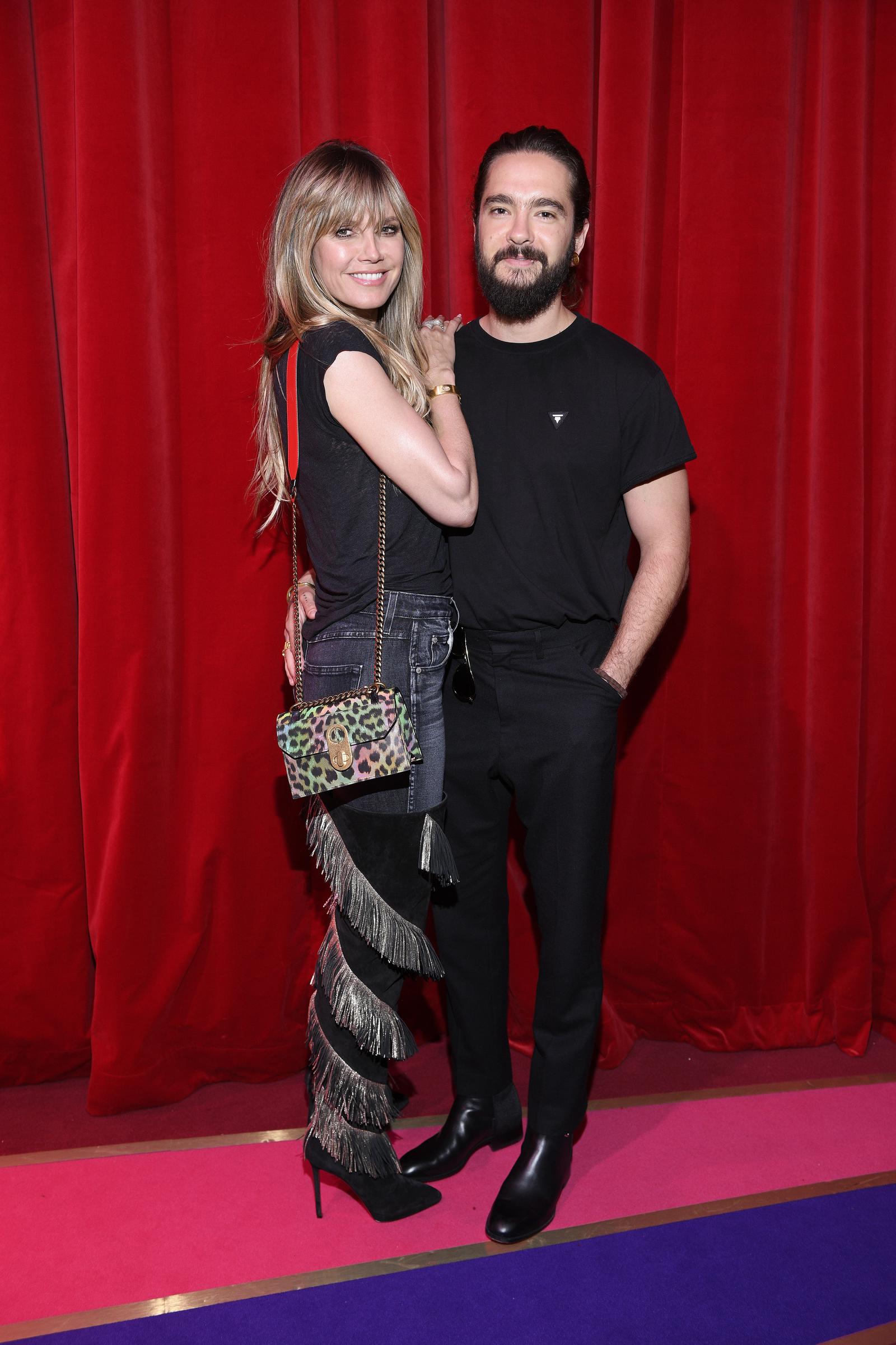 Heidi Klum and Tom Kaulitz at Loubhoutan Express presentation on July 2, 2019, in Paris, France. | Source: Getty Images