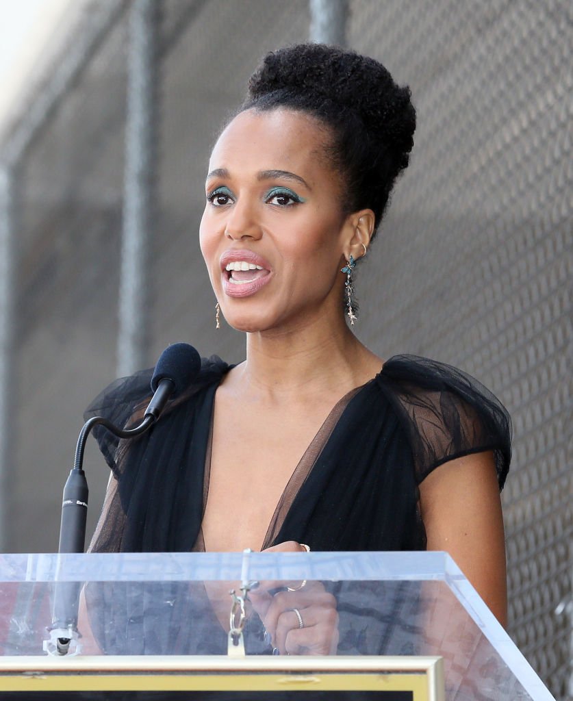 Kerry Washington attends Tyler Perry being honored with a Star on the Hollywood Walk of Fame | Photo: Getty Images