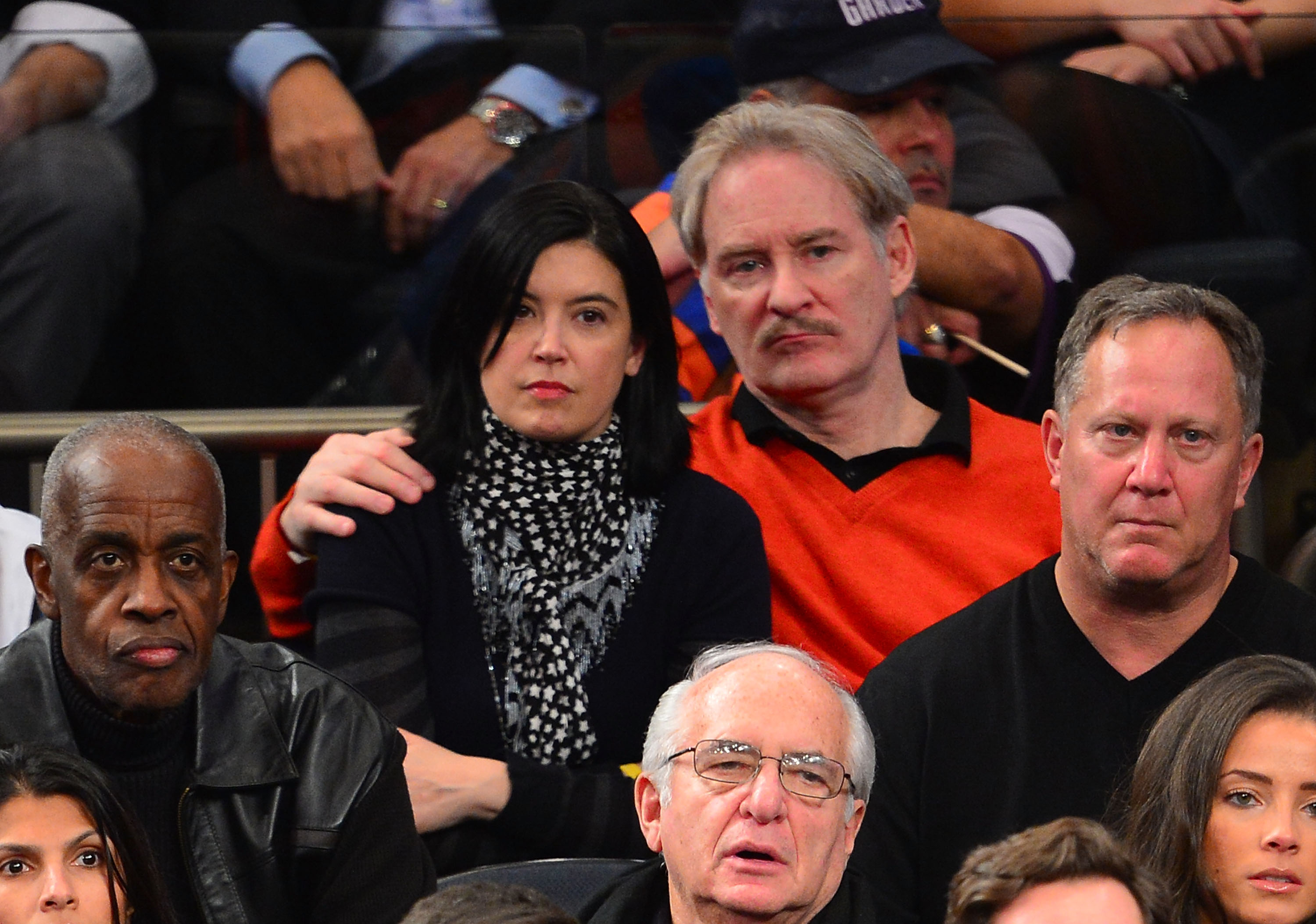Phoebe Cates and Kevin Kline at Madison Square Garden on January 3, 2013 in New York City | Source: Getty Images