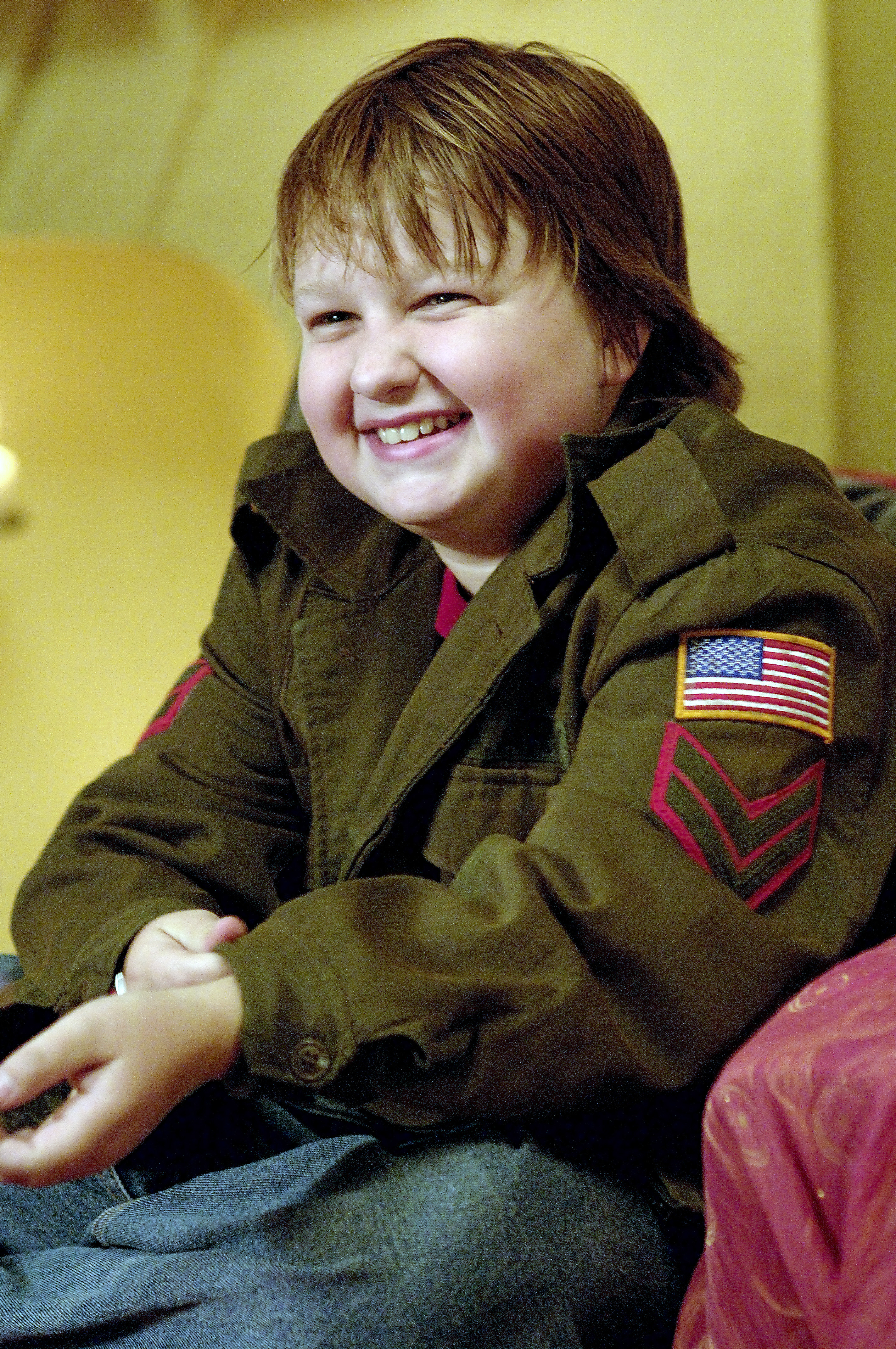 Angus T. Jones acting in "The Christmas Blessing," in 2005 | Source: Getty Images