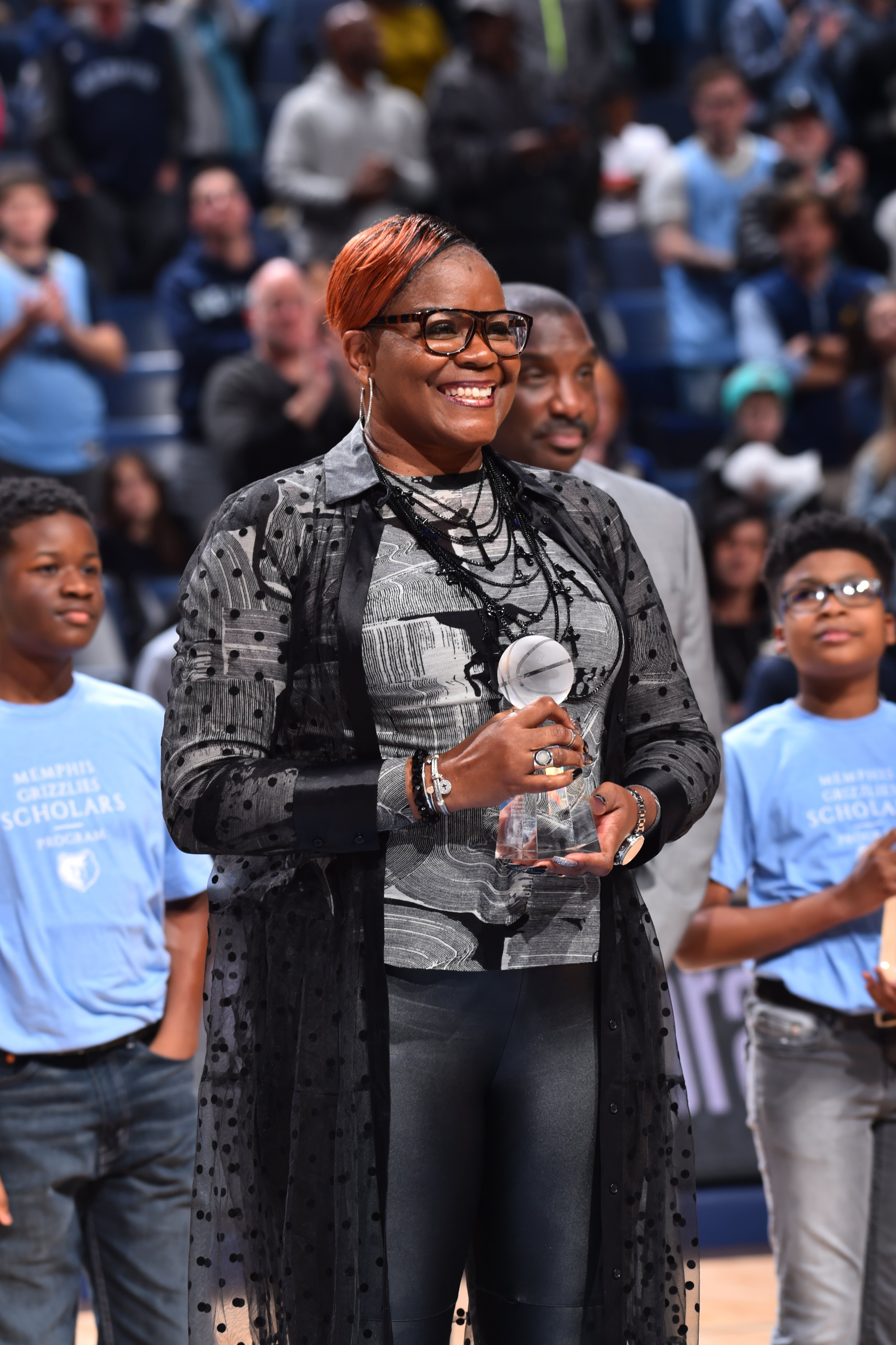 Sheryl Swoopes, receiving the 15th Annual National Civil Rights Museum Sports Legacy Award on January 20, 2020 | Photo: Getty Images