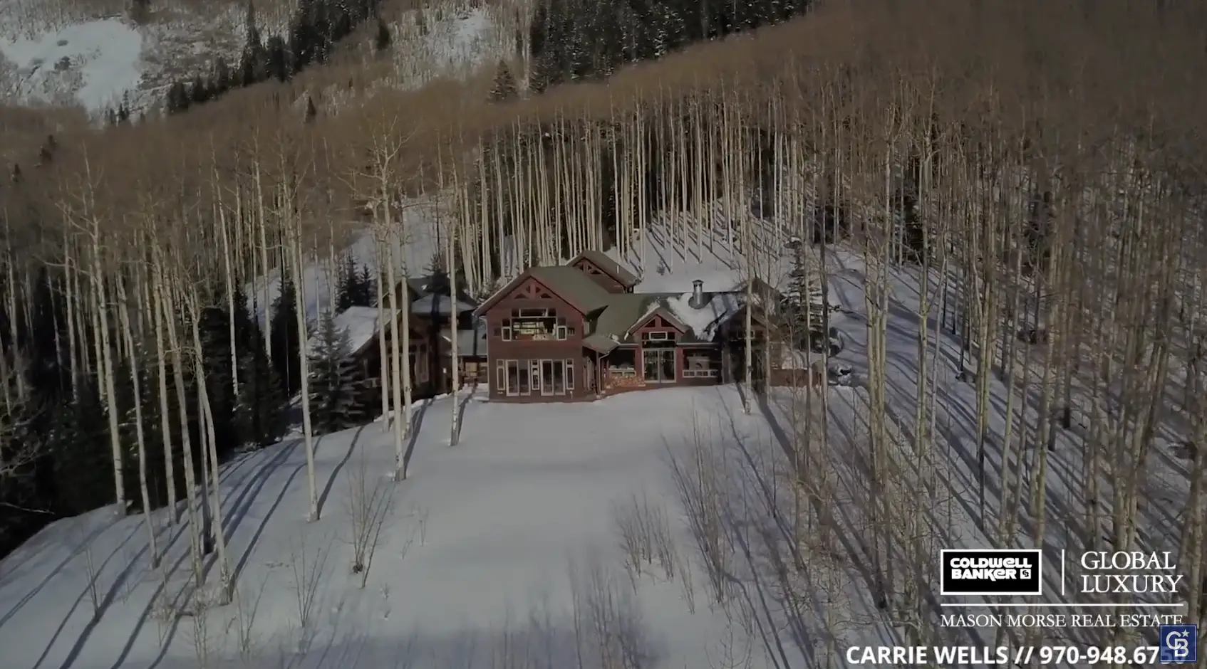 Melanie Griffith's Aspen mansion | Source: youtube.com/@coldwellbanker