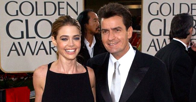Denise Richards and Charlie Sheen at the 59th Annual Golden Globe Awards, 2002 | Photo: Getty Images 