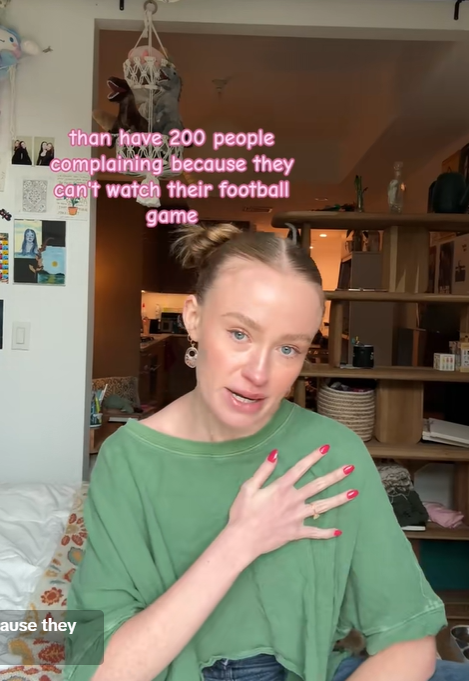 Mia McClain as seen in her updated video post dated September 30, 2025 | Source: TikTok/mia_mcclain