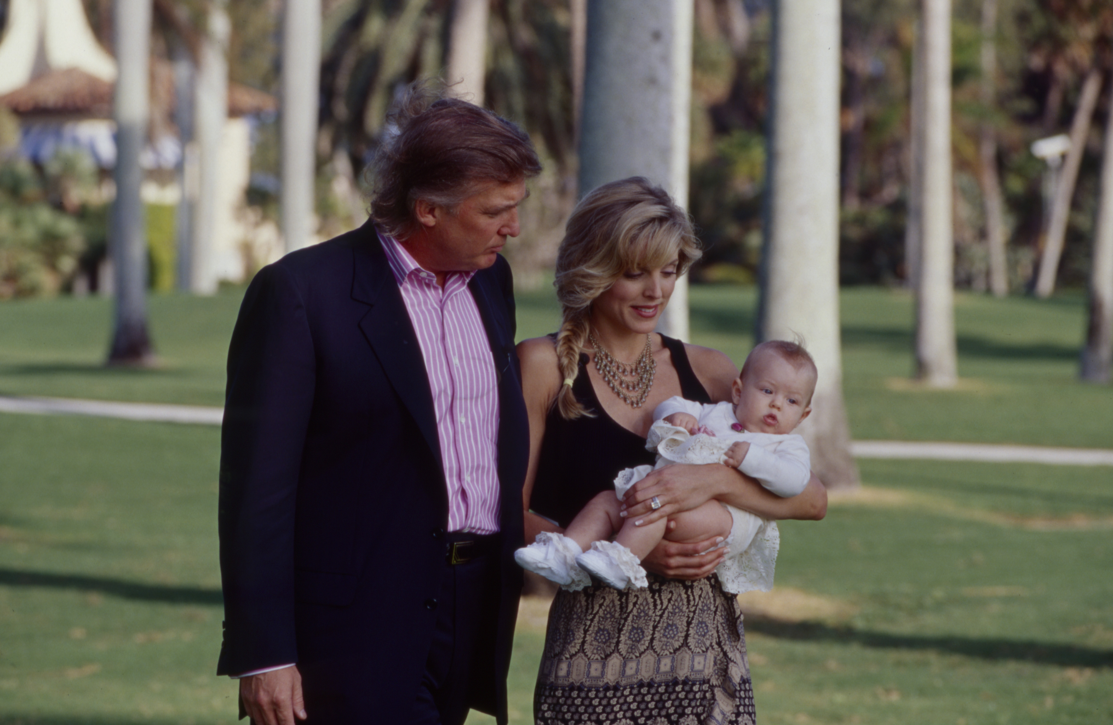 Donald Trump, Marla Maples, and Tiffany Trump appearing on "Primetime Live" in 1994 | Source: Getty Images