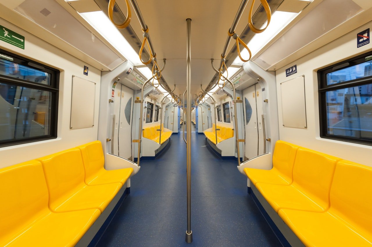 Photo of a train interior | Photo: Pexels