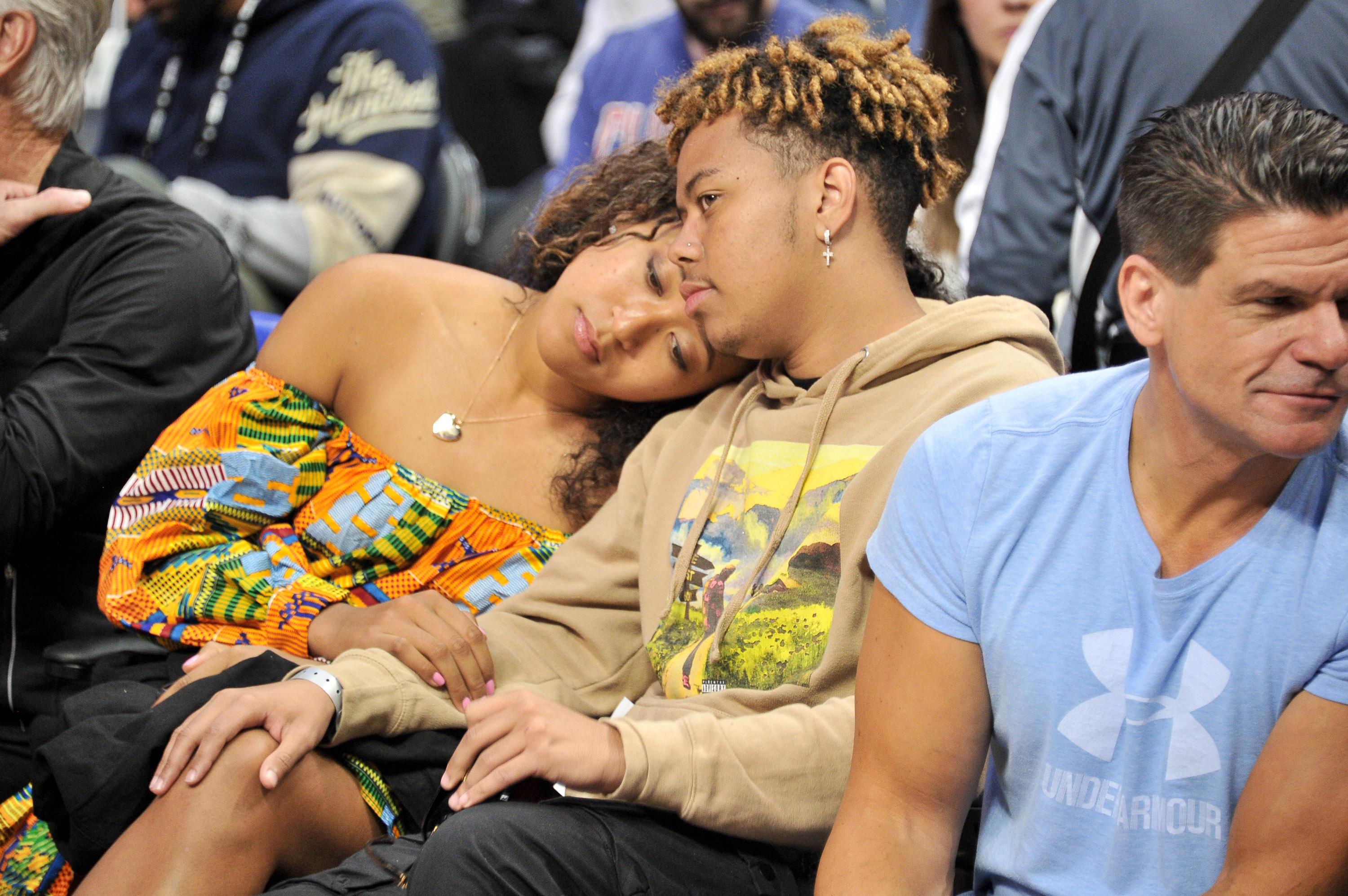 Naomi Osaka and YBN Cordae in Los Angeles, California on December 01, 2019 | Source: Getty Images